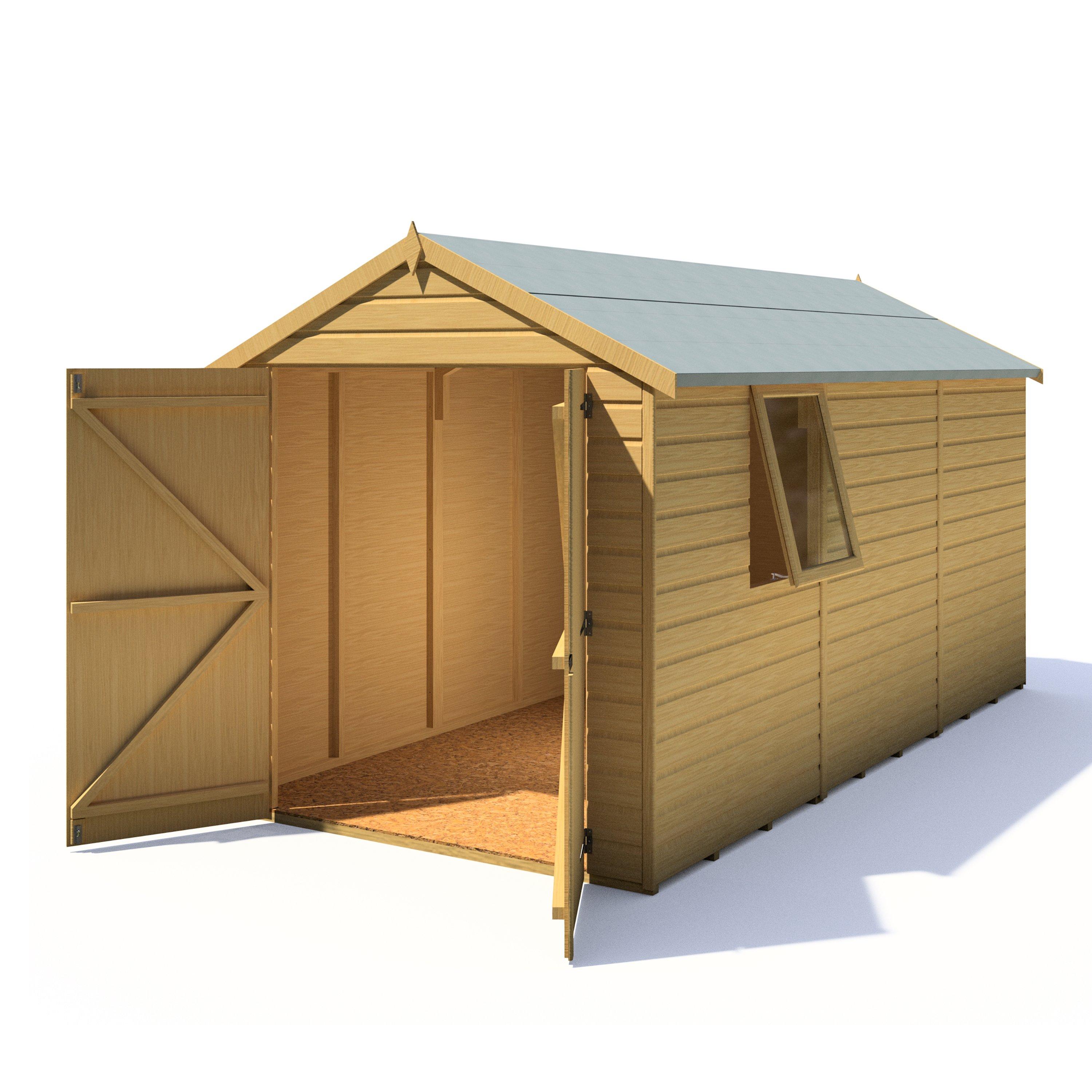 Wood - Shire - Warwick 12x6 Double Door Shed - 2