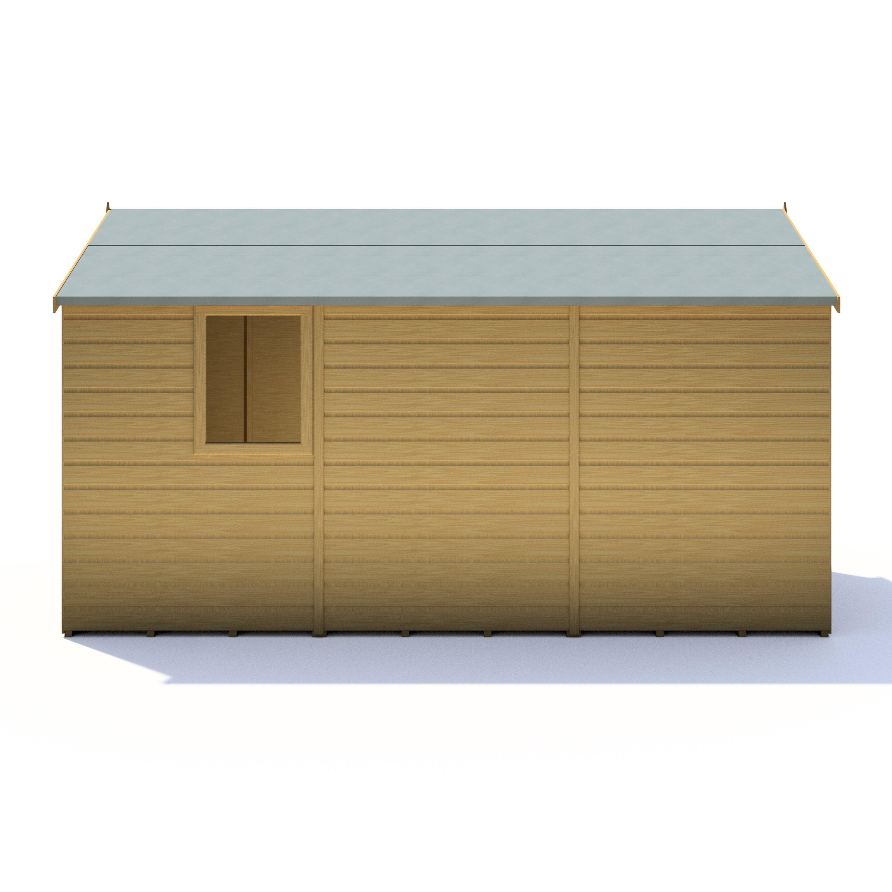 Wood - Shire - Warwick 12x6 Double Door Shed - 6