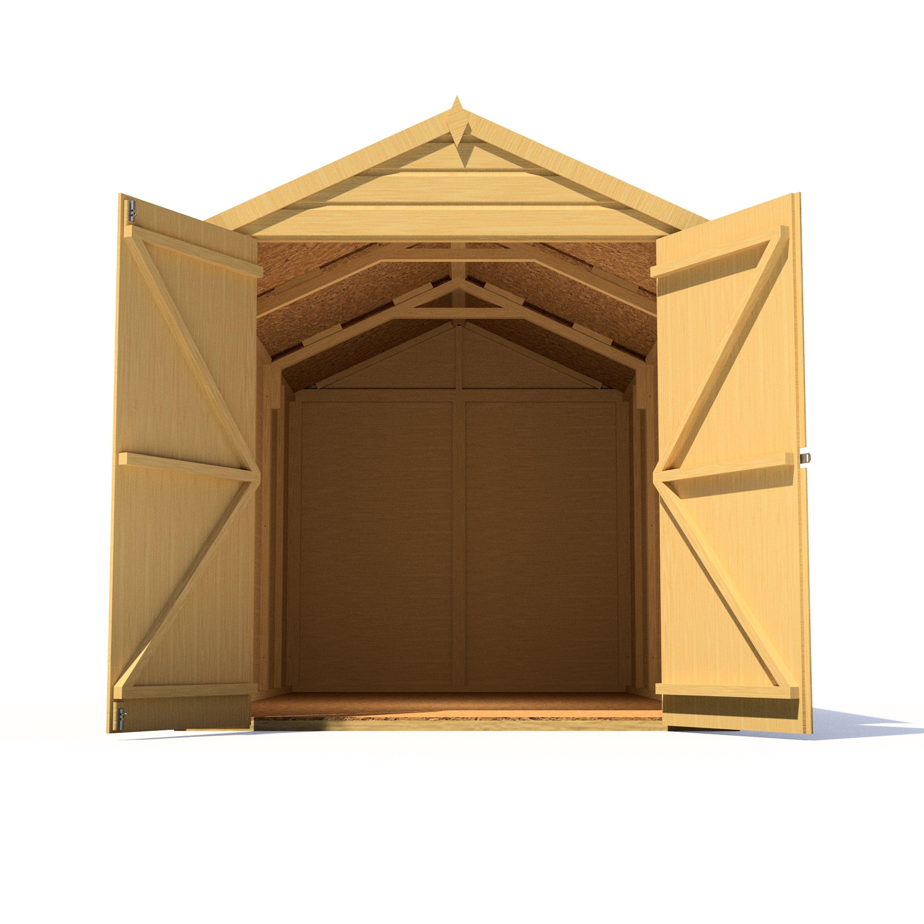 Wood - Shire - Warwick 12x6 Double Door Shed - 7