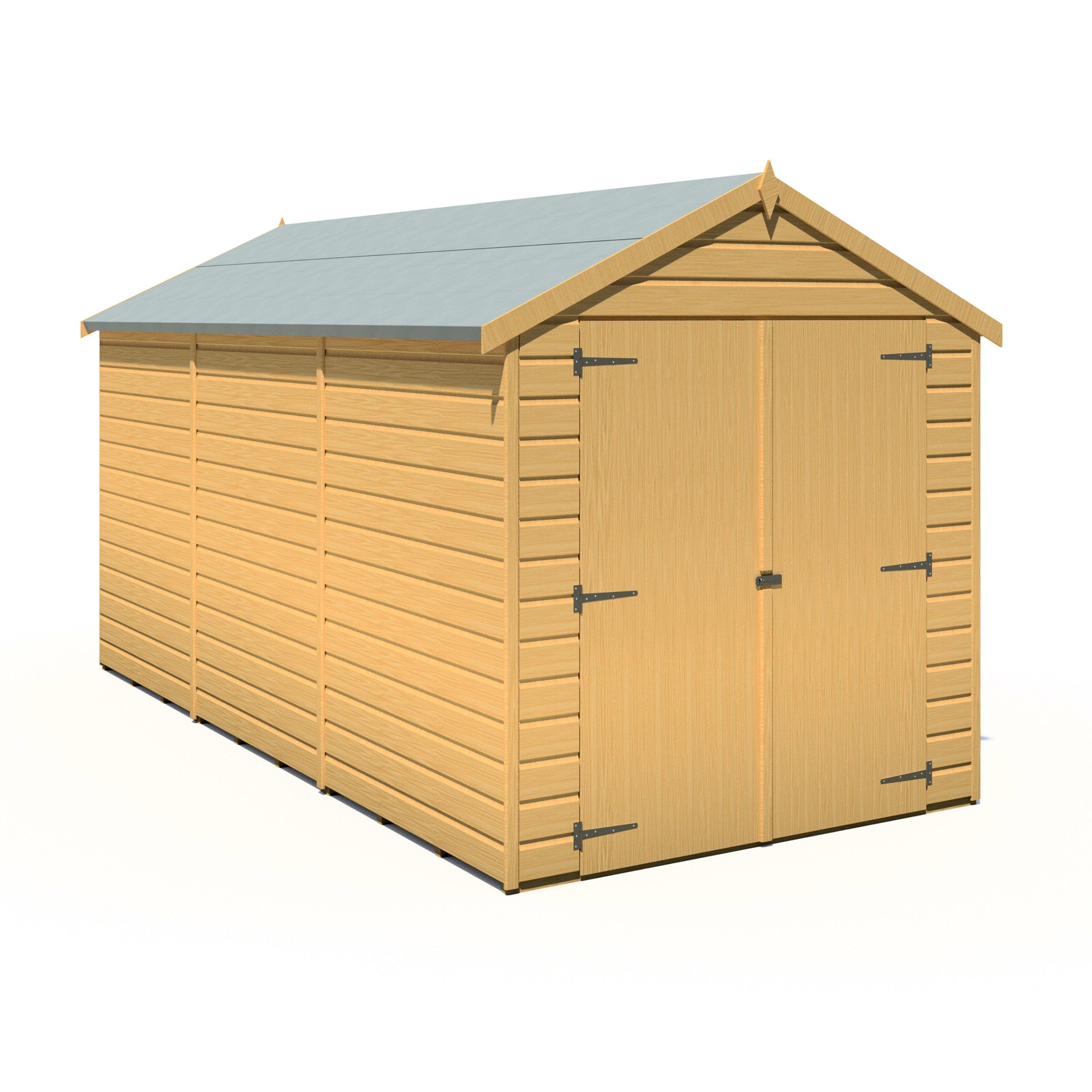 Wood - Shire - Warwick 12x6 Double Door Shed - 8
