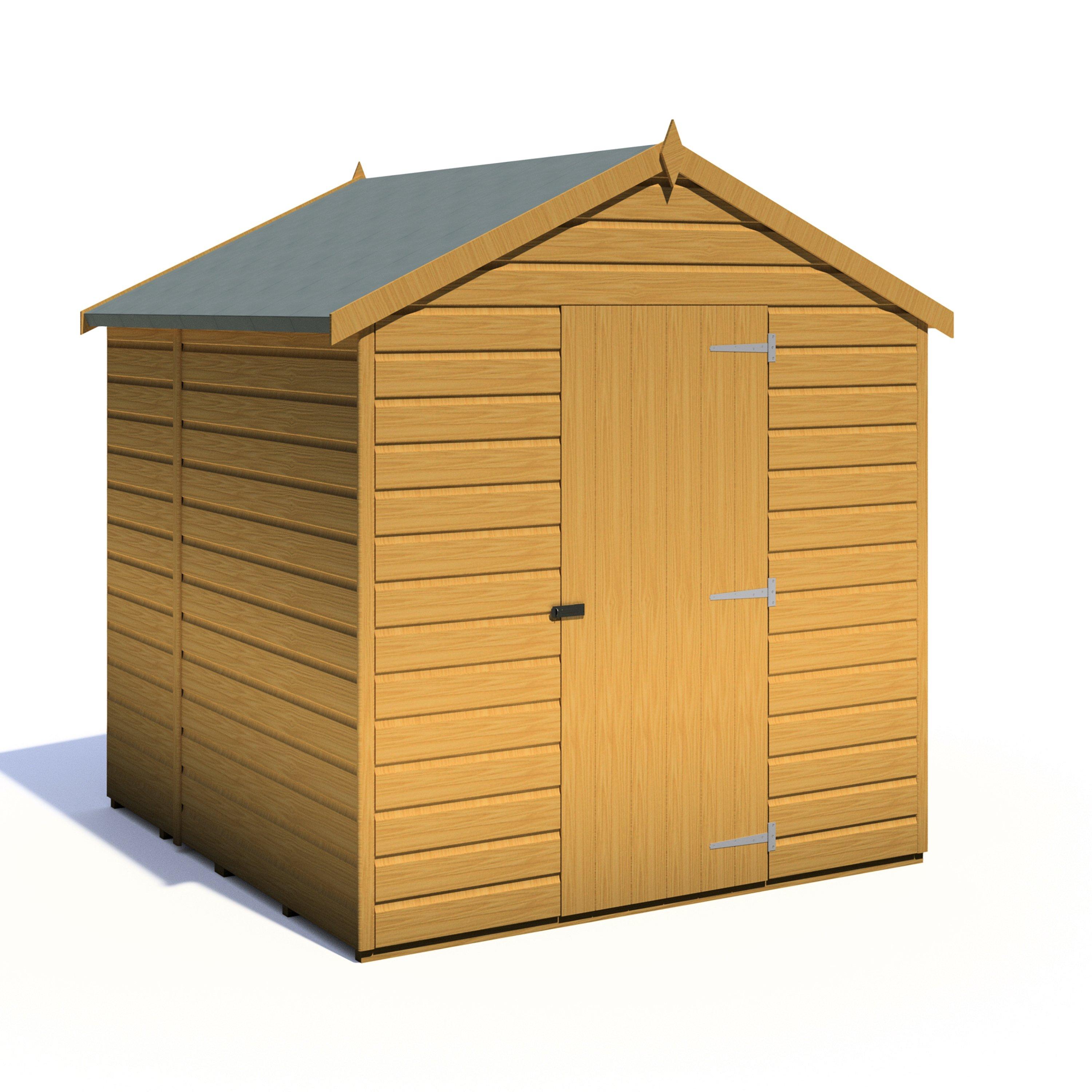 Wood - Shire - Faroe 6x6 Single Door Shed - 2