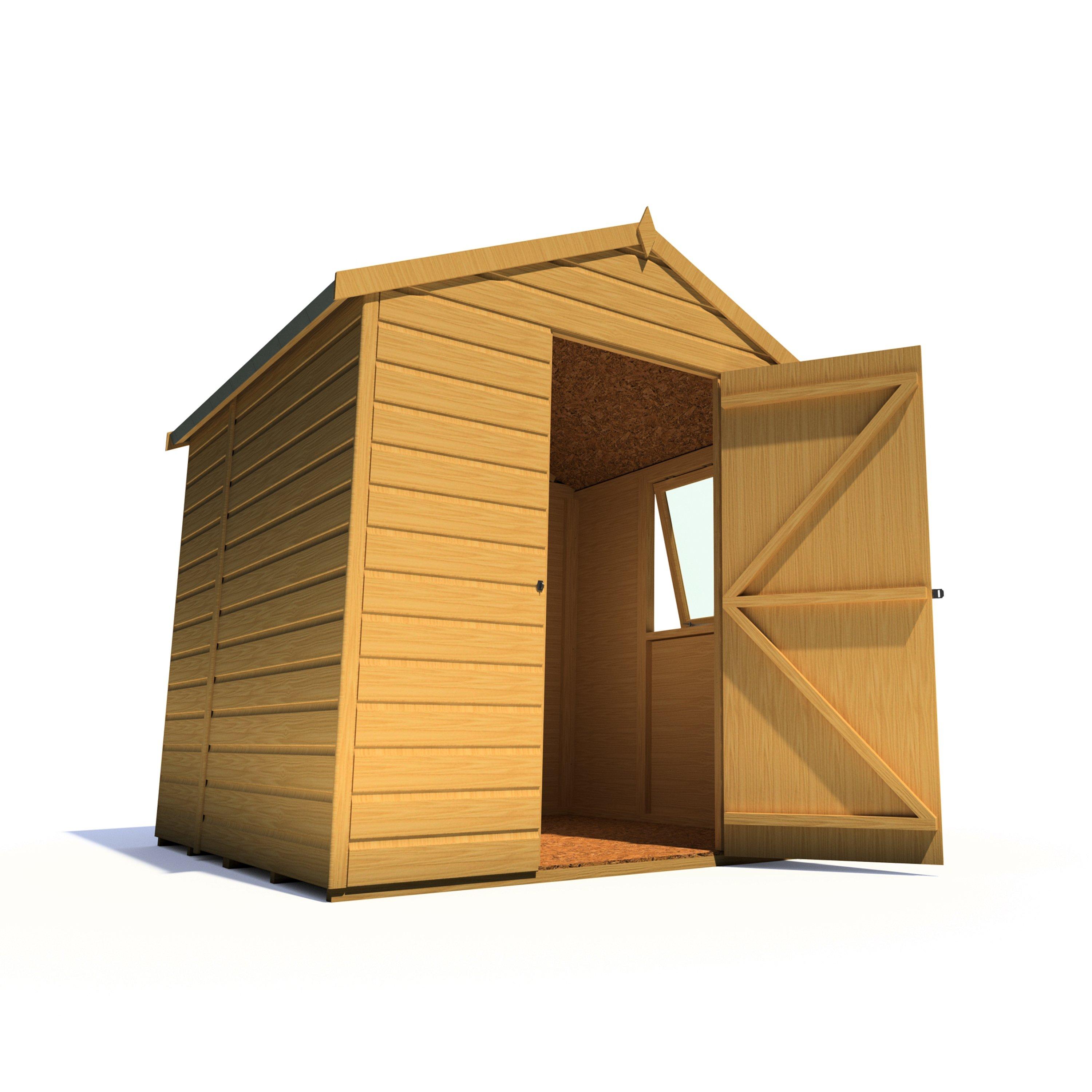 Wood - Shire - Faroe 6x6 Single Door Shed - 5
