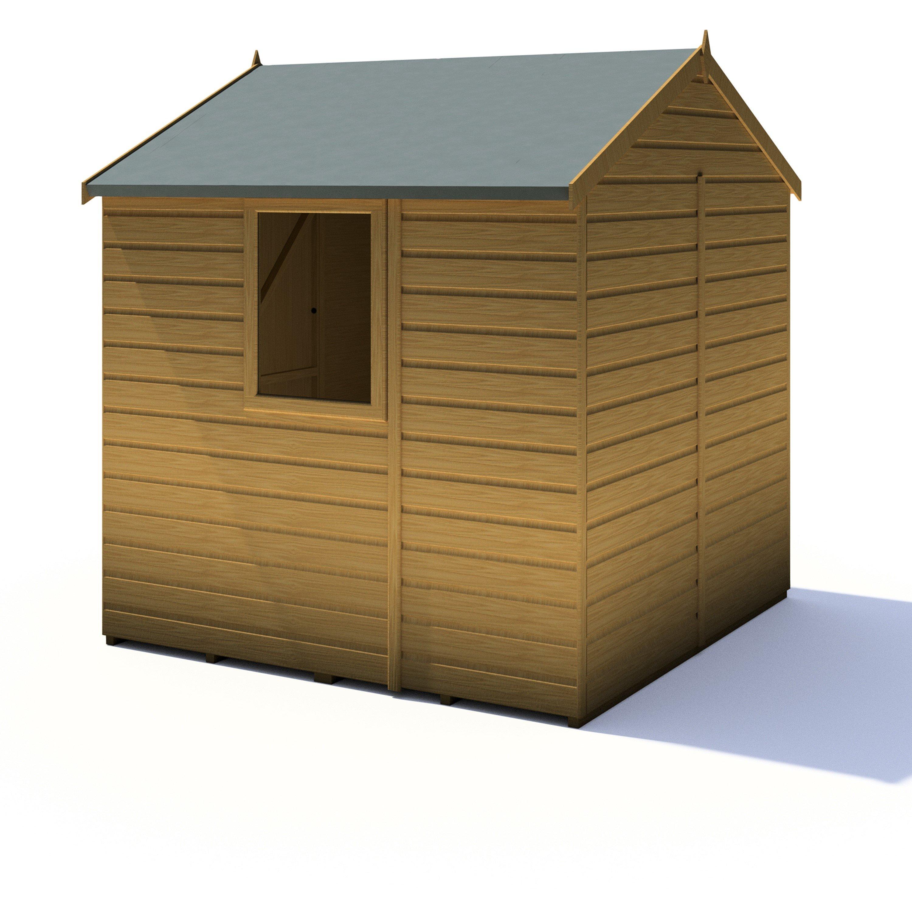 Wood - Shire - Faroe 6x6 Single Door Shed - 6