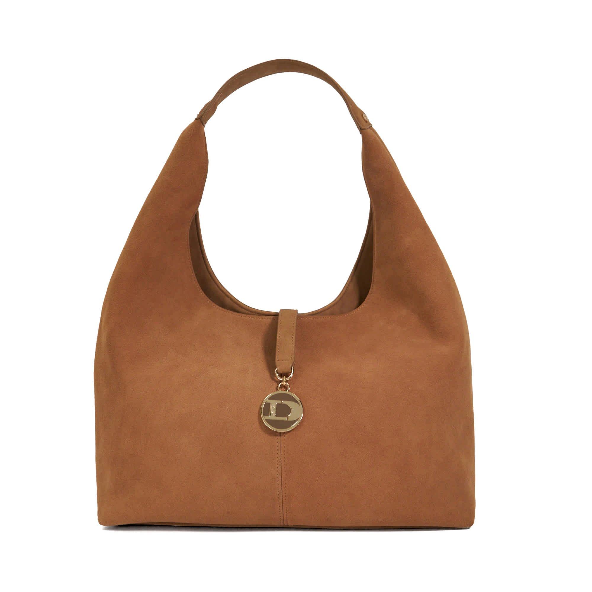 Dark Brown - Dune London - Women's Hobo Bag - 1