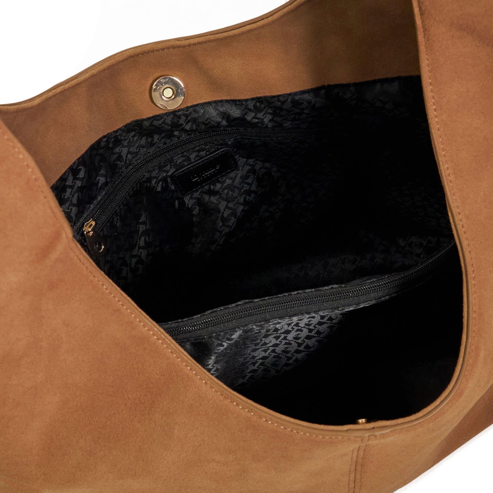 Dark Brown - Dune London - Women's Hobo Bag - 3