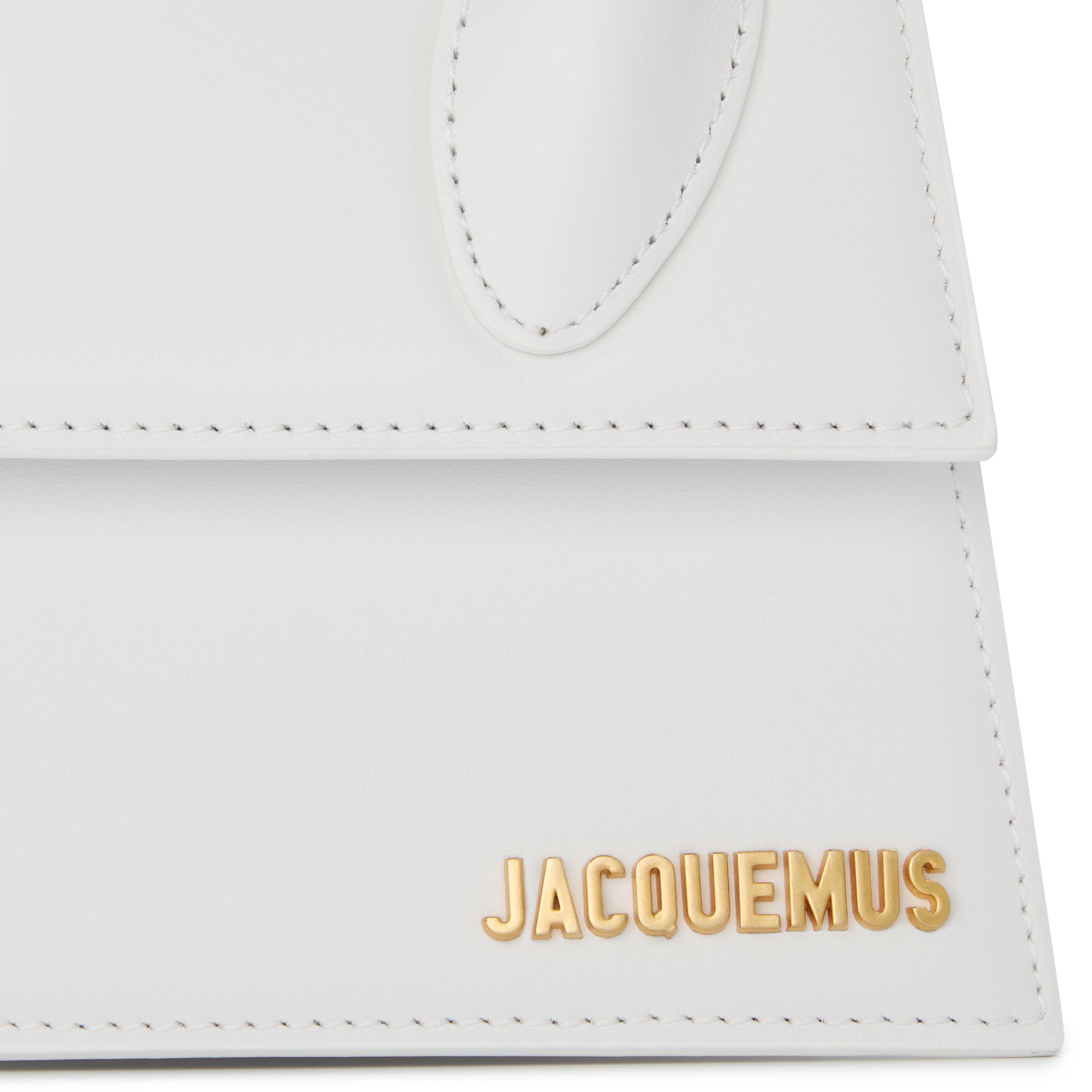 White - Jacquemus - Women's Plain Leather Le Chiquito Moyen Bag - 4