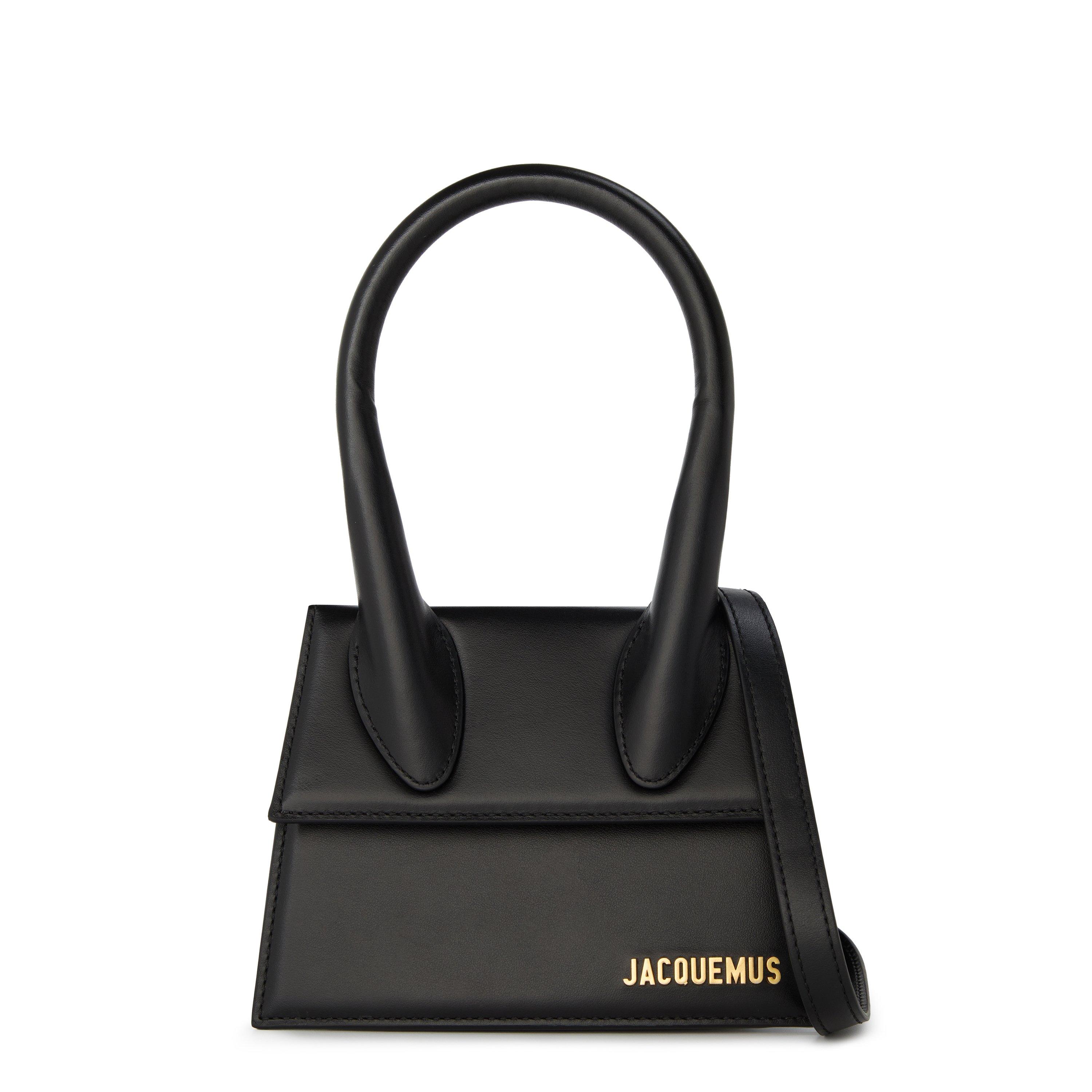 Black - Jacquemus - Women's Plain Leather Le Chiquito Moyen Bag - 1