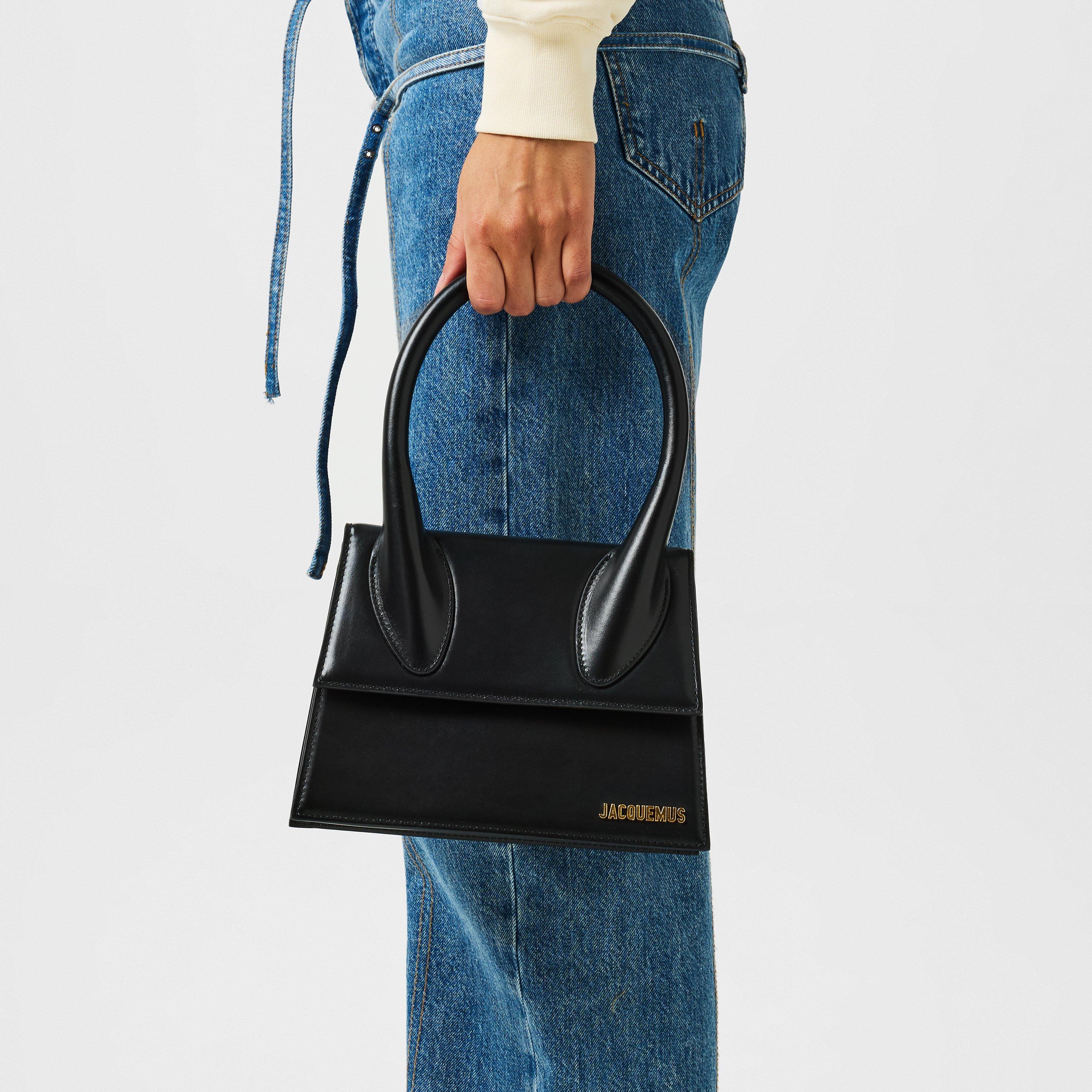 Black - Jacquemus - Women's Leather Le Grand Chiquito Bag - 2