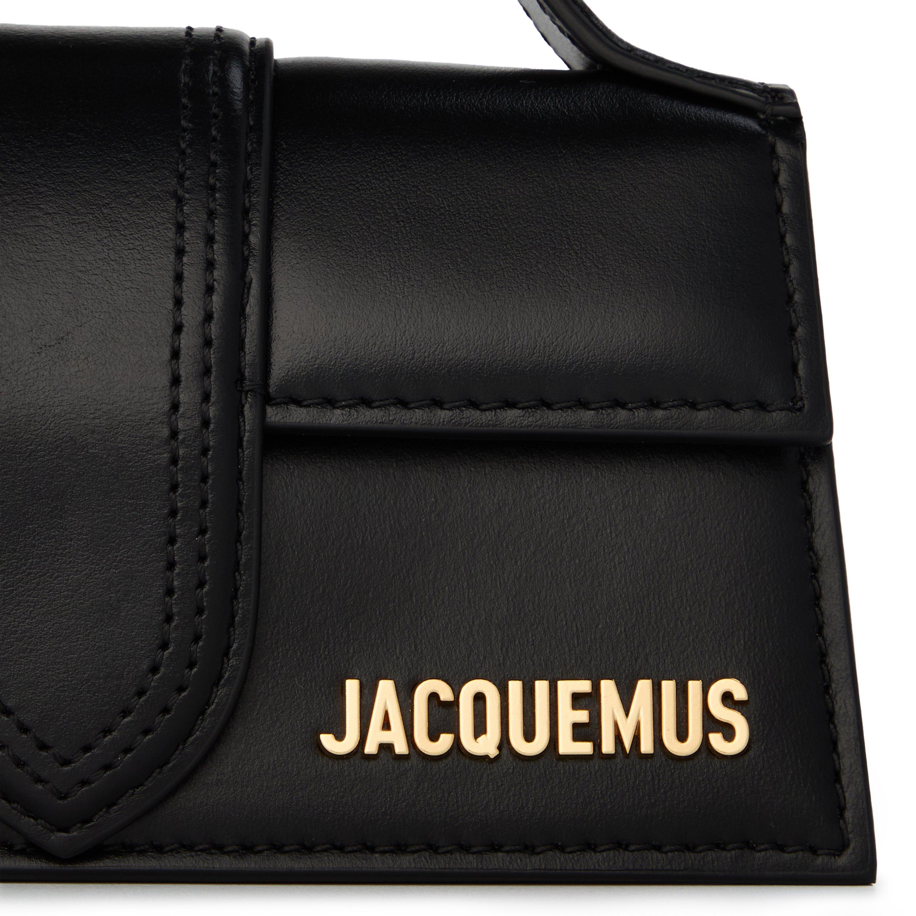 Black - Jacquemus - Women's Plain Leather Le Bambino Crossbody Bag - 4