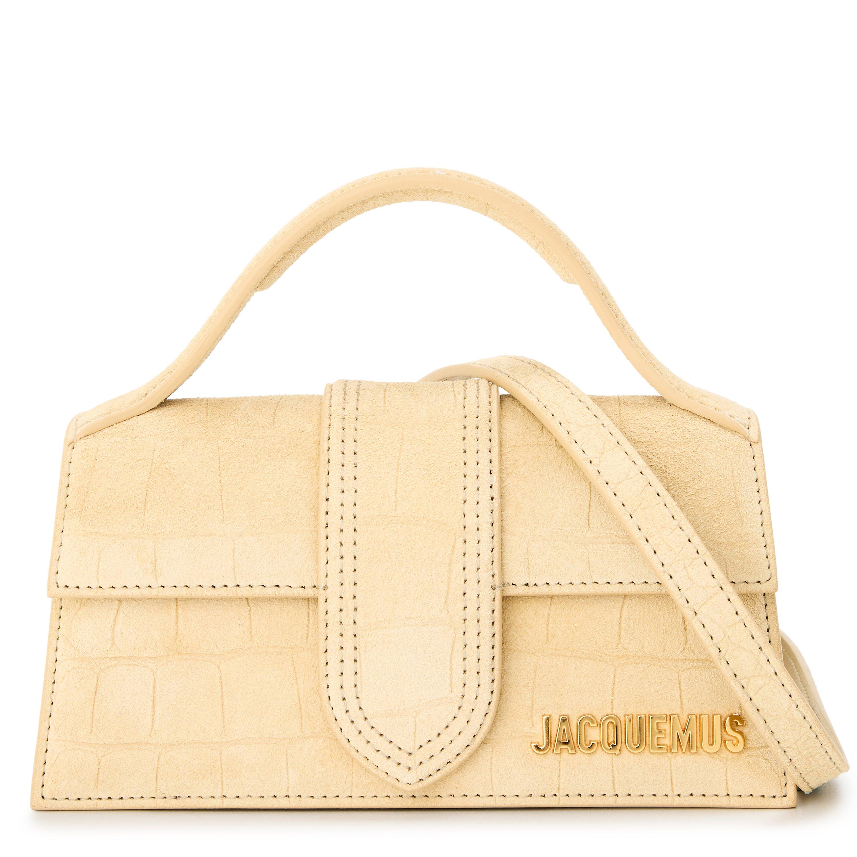 Jacquemus Women's Plain Leather Le Bambino Crossbody Bag - Beige
