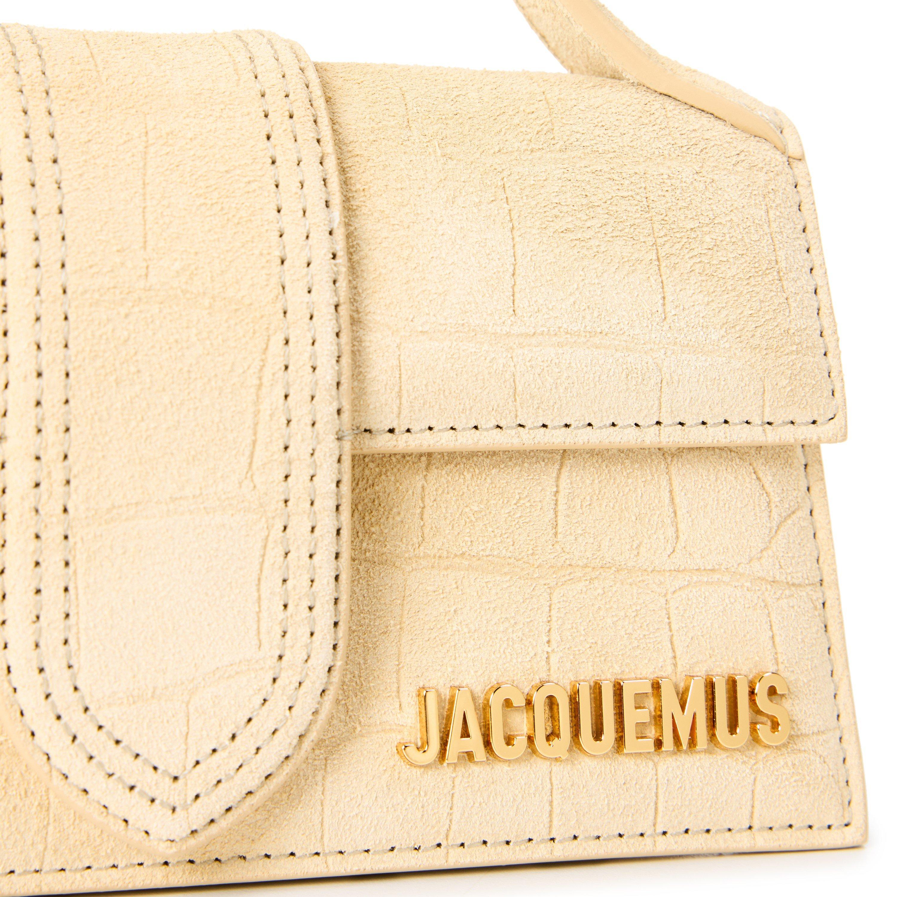 Beige - Jacquemus - Women's Plain Leather Le Bambino Crossbody Bag - 4