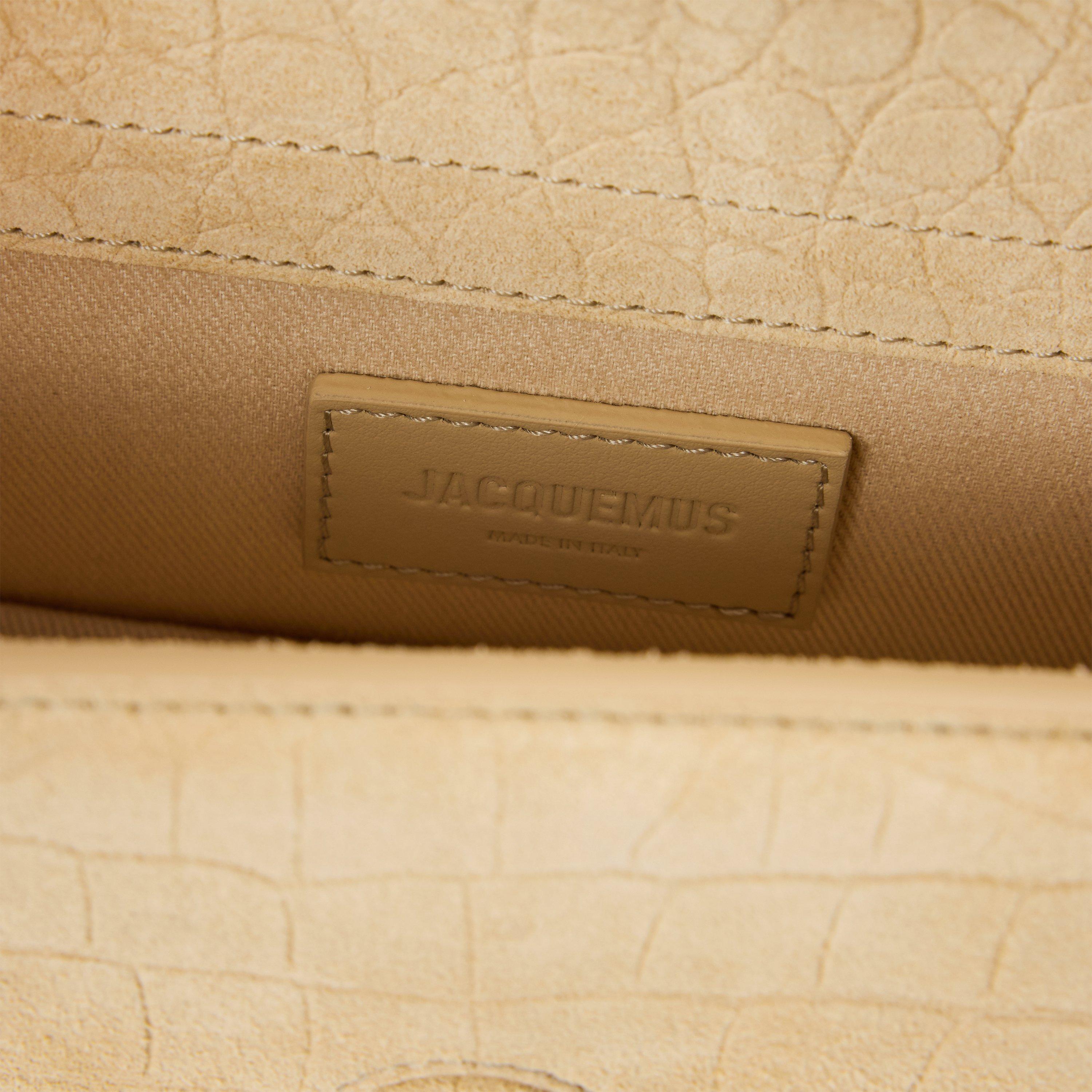 Beige - Jacquemus - Women's Plain Leather Le Bambino Crossbody Bag - 5