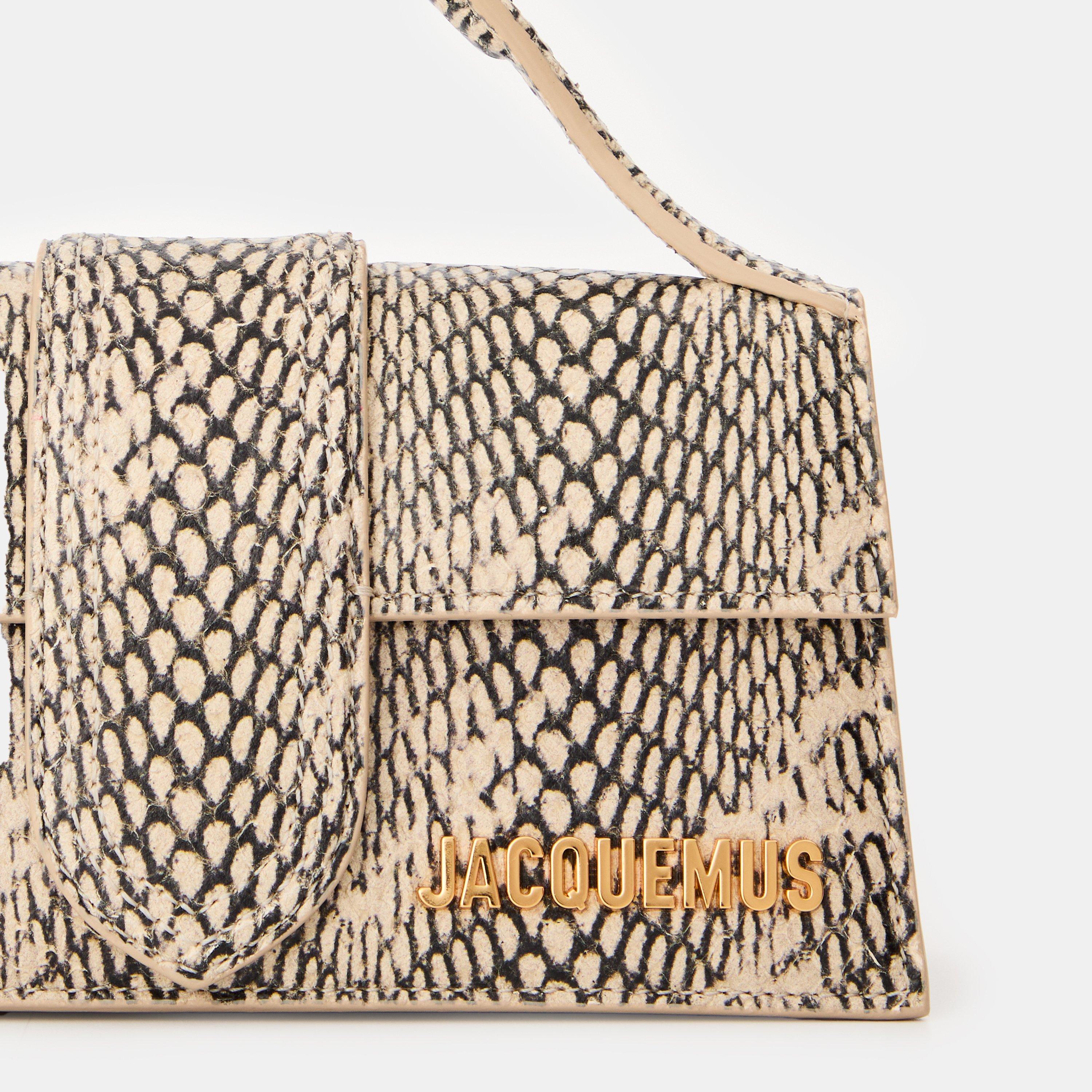 Beige - Jacquemus - Women's Plain Leather Le Bambino Crossbody Bag - 4