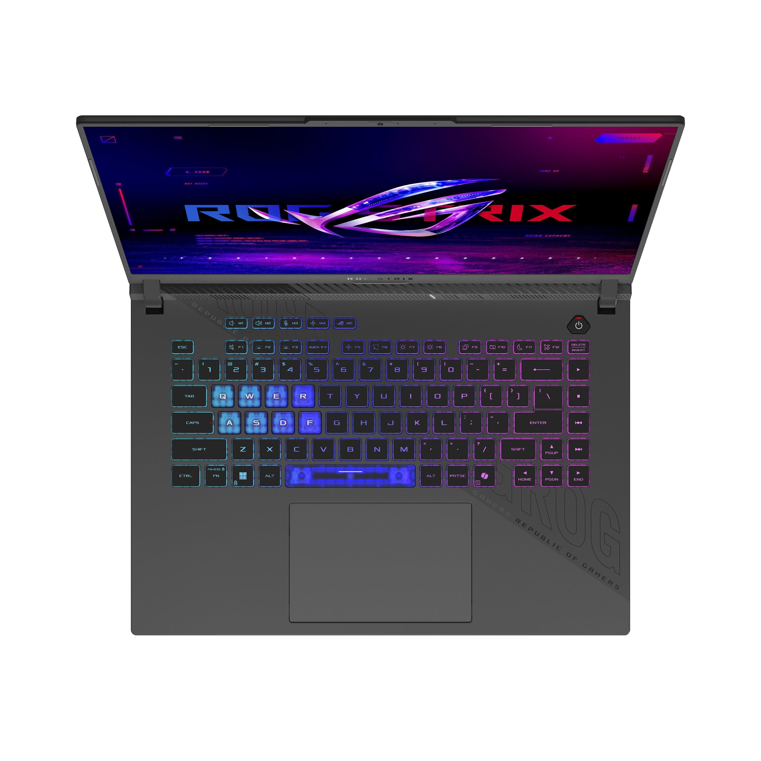Grey - ASUS - ASUS ROG Strix G16 G614PR 16Inch Gaming Laptop - AMD Ryzen 9 7940HX 32GB 1TB RTX 5070 Ti - 2