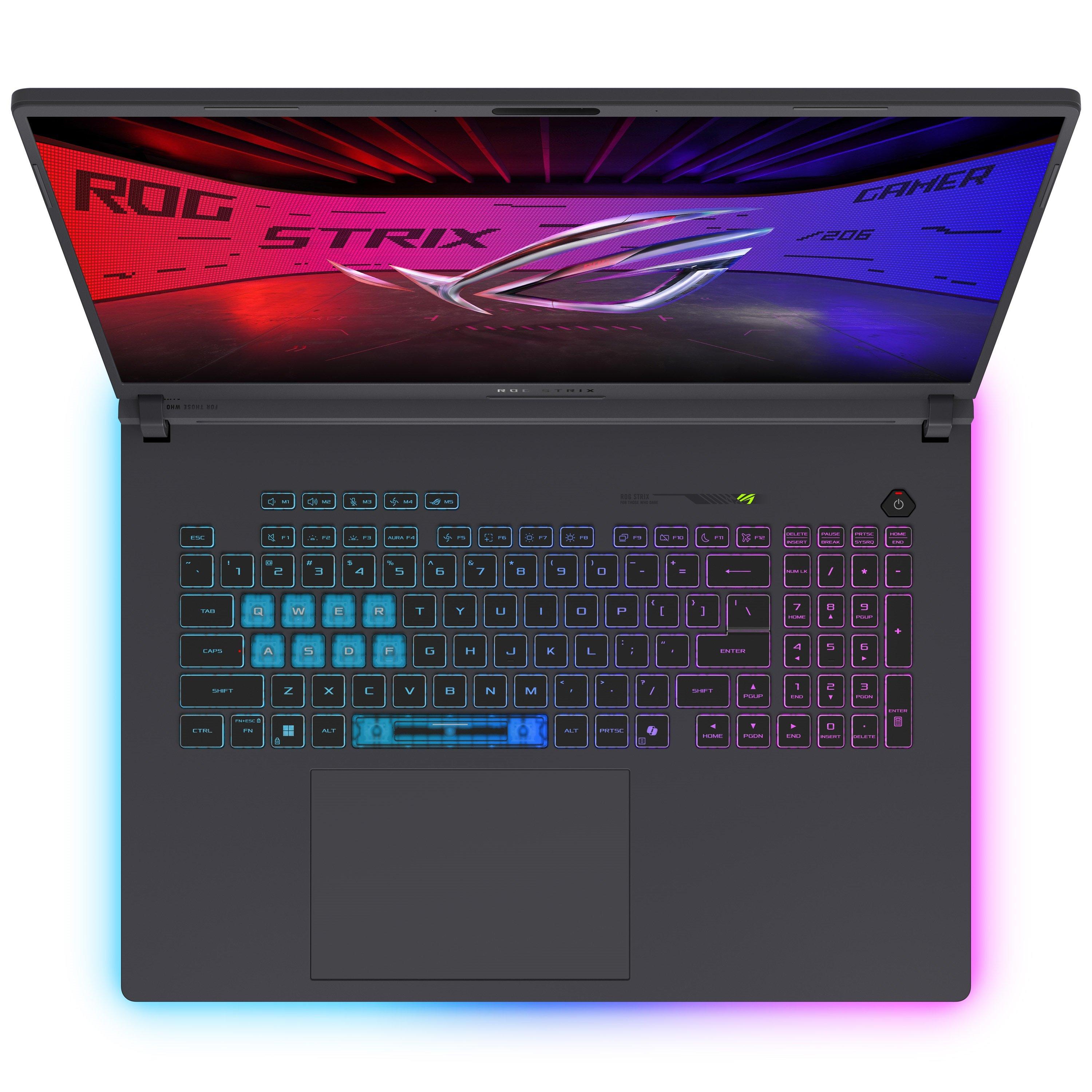 Grey - ASUS - ASUS ROG Strix G18 G815LM 18Inch Gaming Laptop - Intel Core Ultra 9 275HX 32GB 1TB 5060 - 2