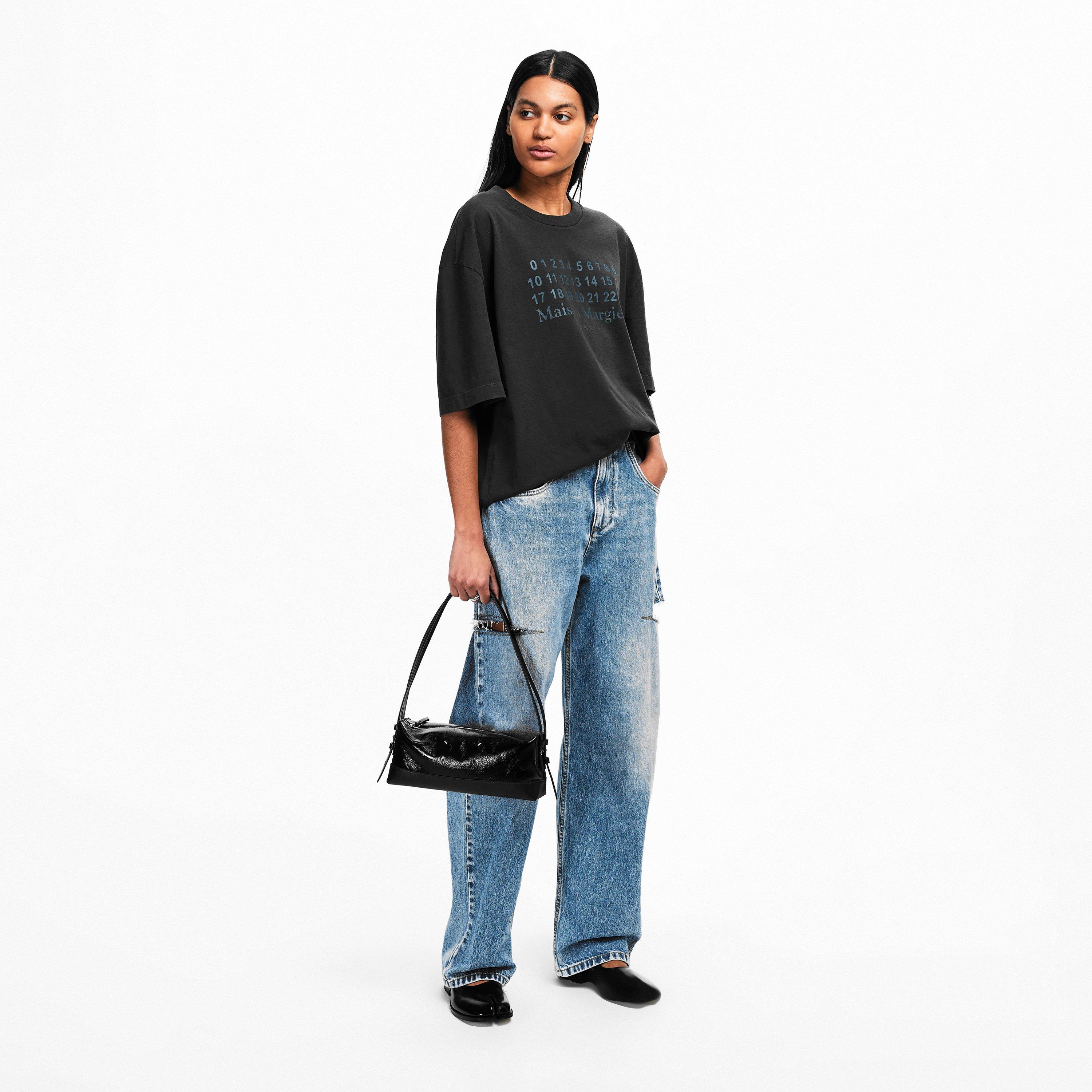 Black Glossy - Maison Margiela - MMM Baguette Small Ld62 - 6