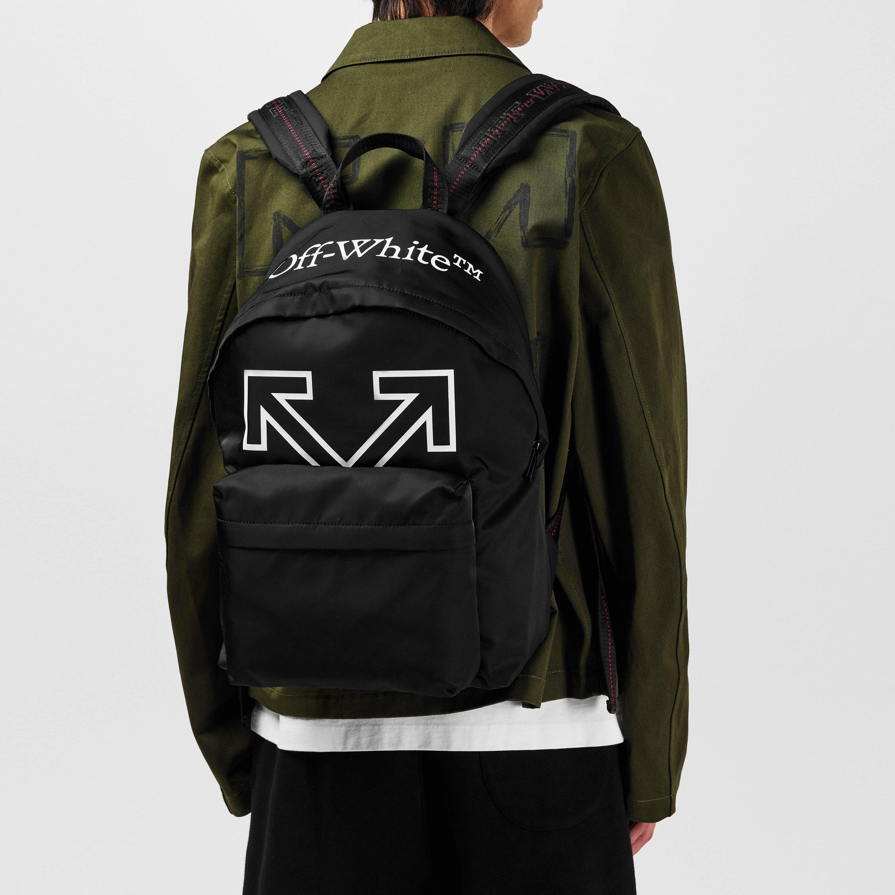 Black - Off White - Men's Heritage Backpack - 2