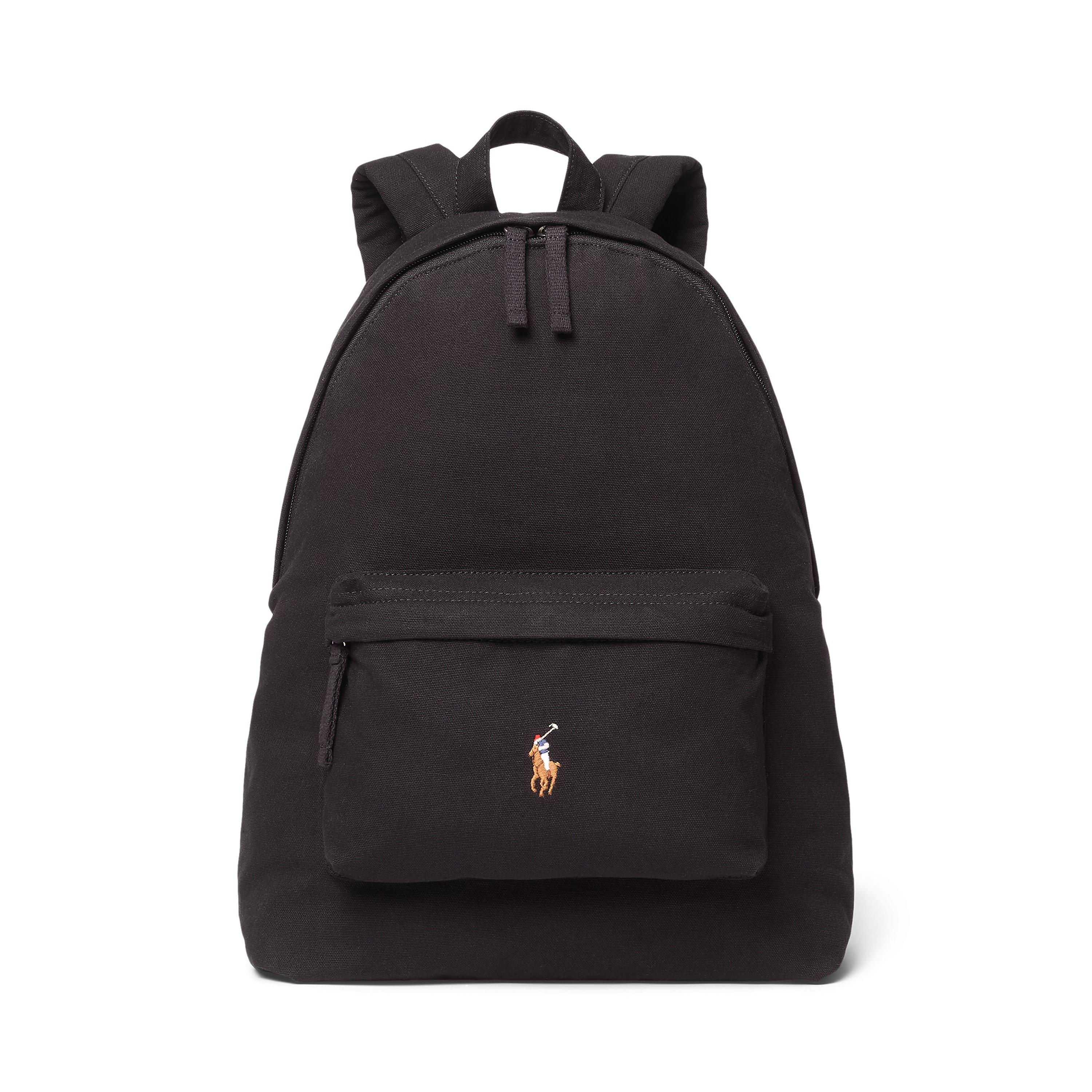 Polo Ralph Lauren  Polo Black Canvas Colour Backpack