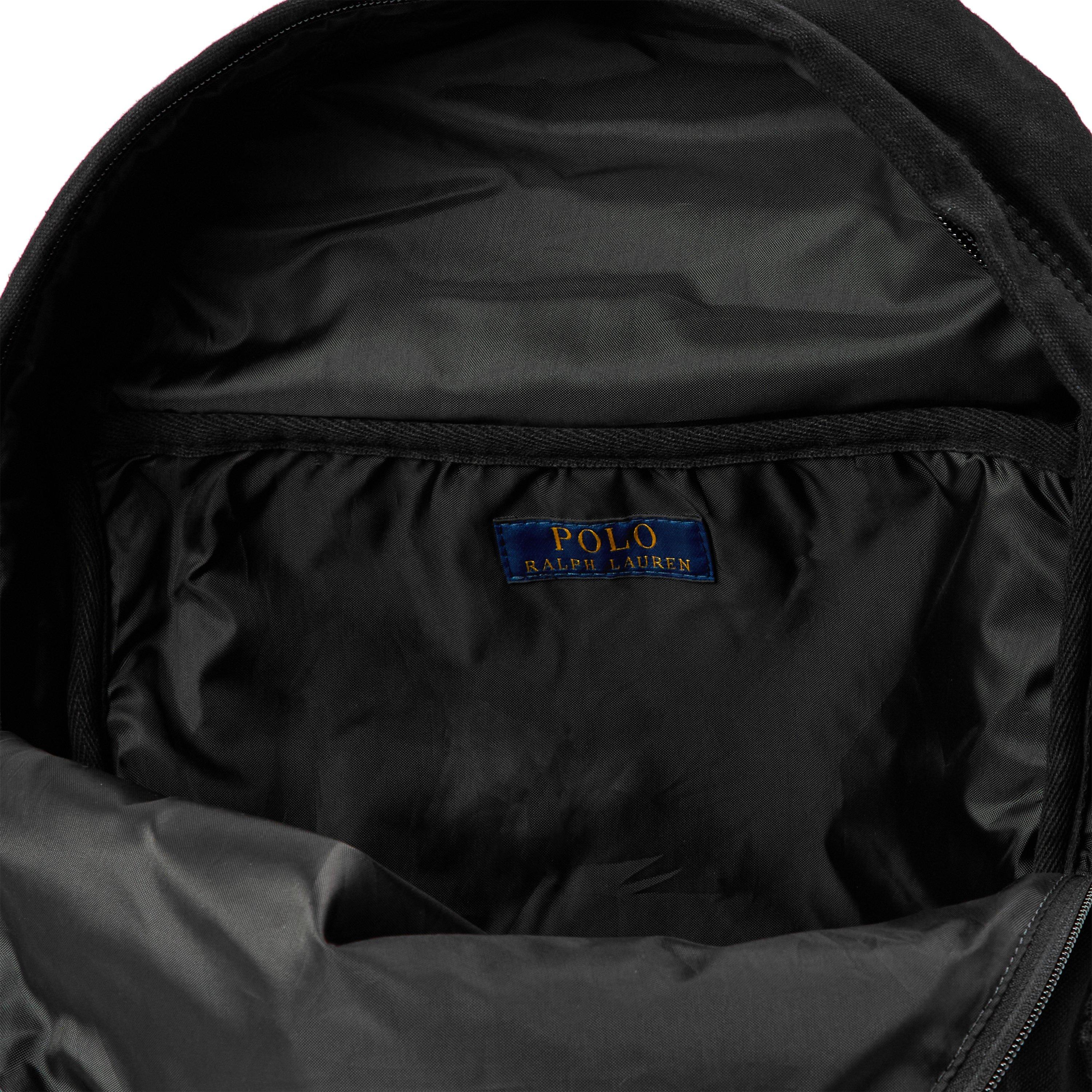 Polo Black - Polo Ralph Lauren - Canvas Colour Backpack - 4