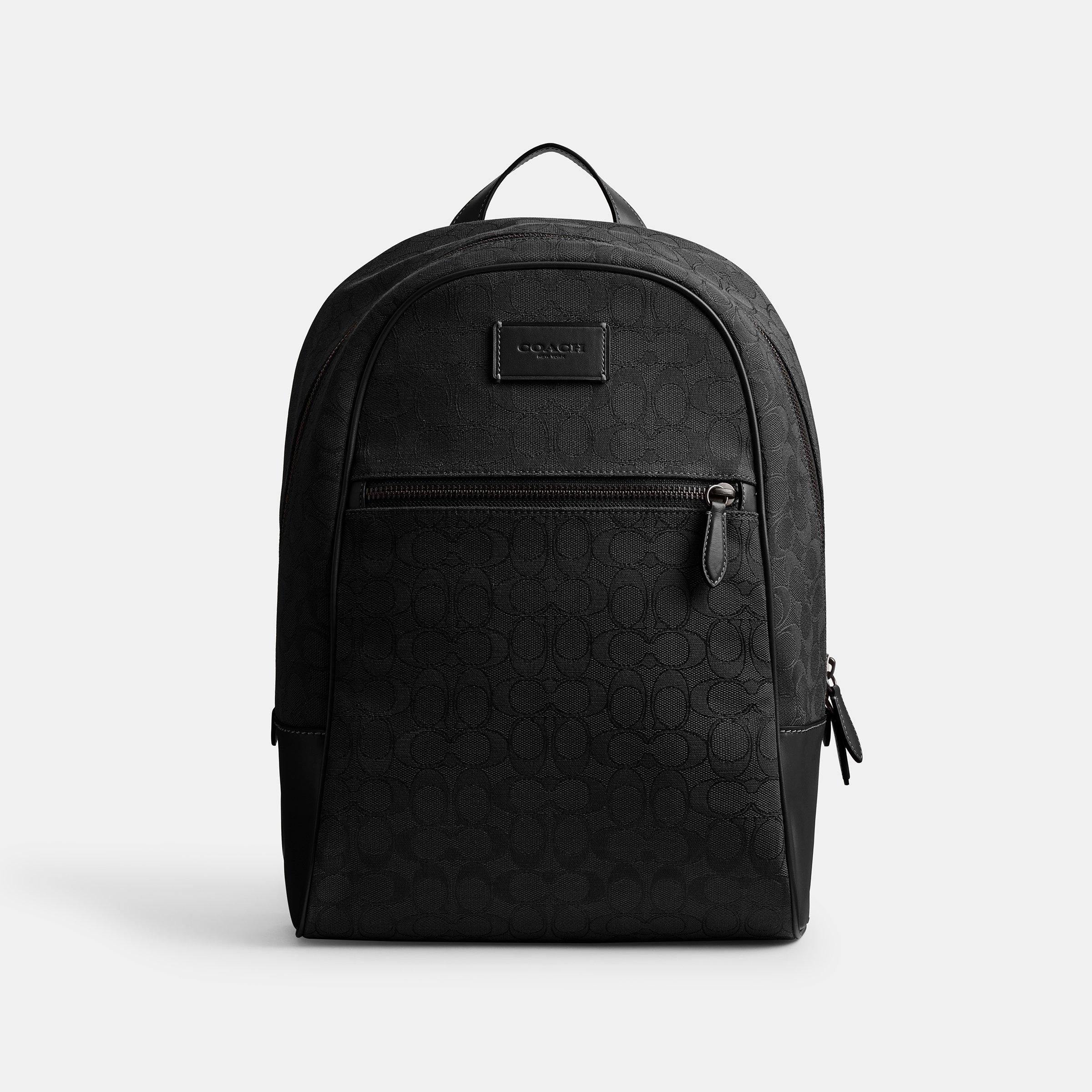 Coach | Theo Signature Jacquard Backpack | Back Packs | Cruise Fashion