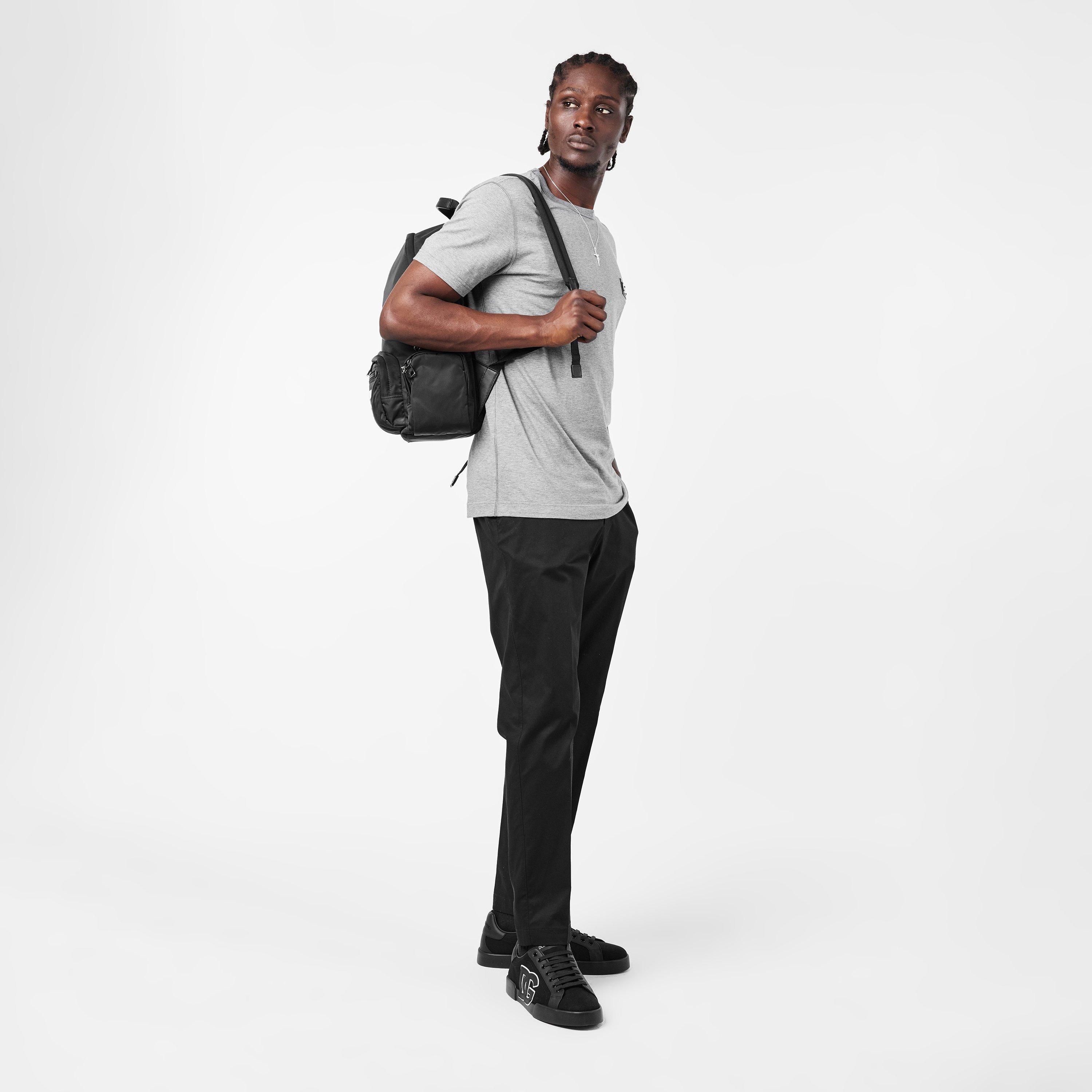 White/Black - Dolce and Gabbana - Men's Back Packs - 6