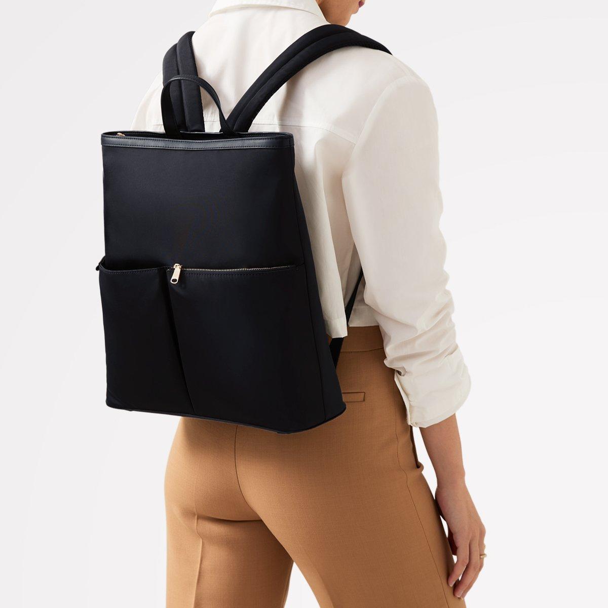 Black - Radley - Adults Zip-Top Backpack - 5