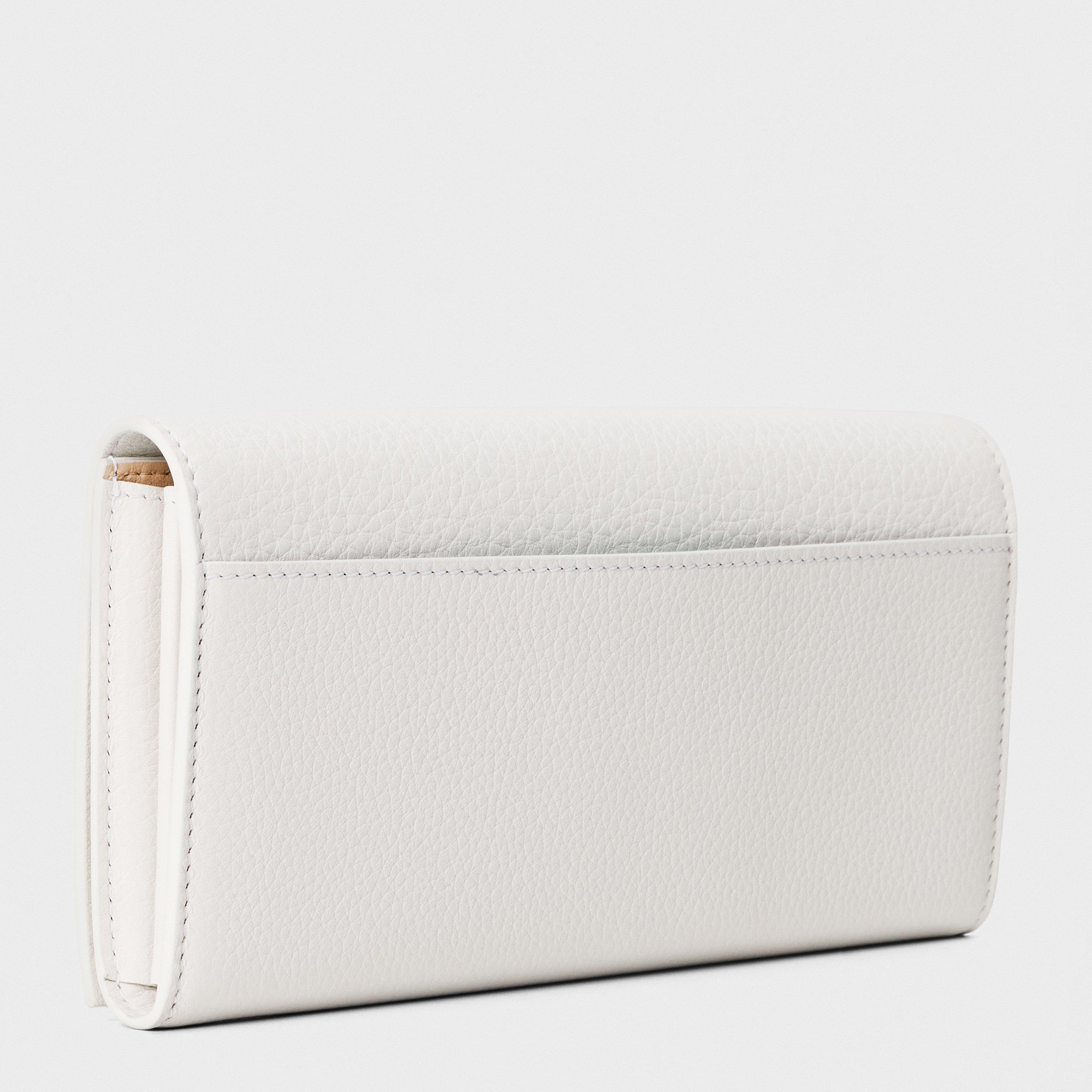 White - Tiffany - Trench Coat with Conti Flap Coin Purse - 2