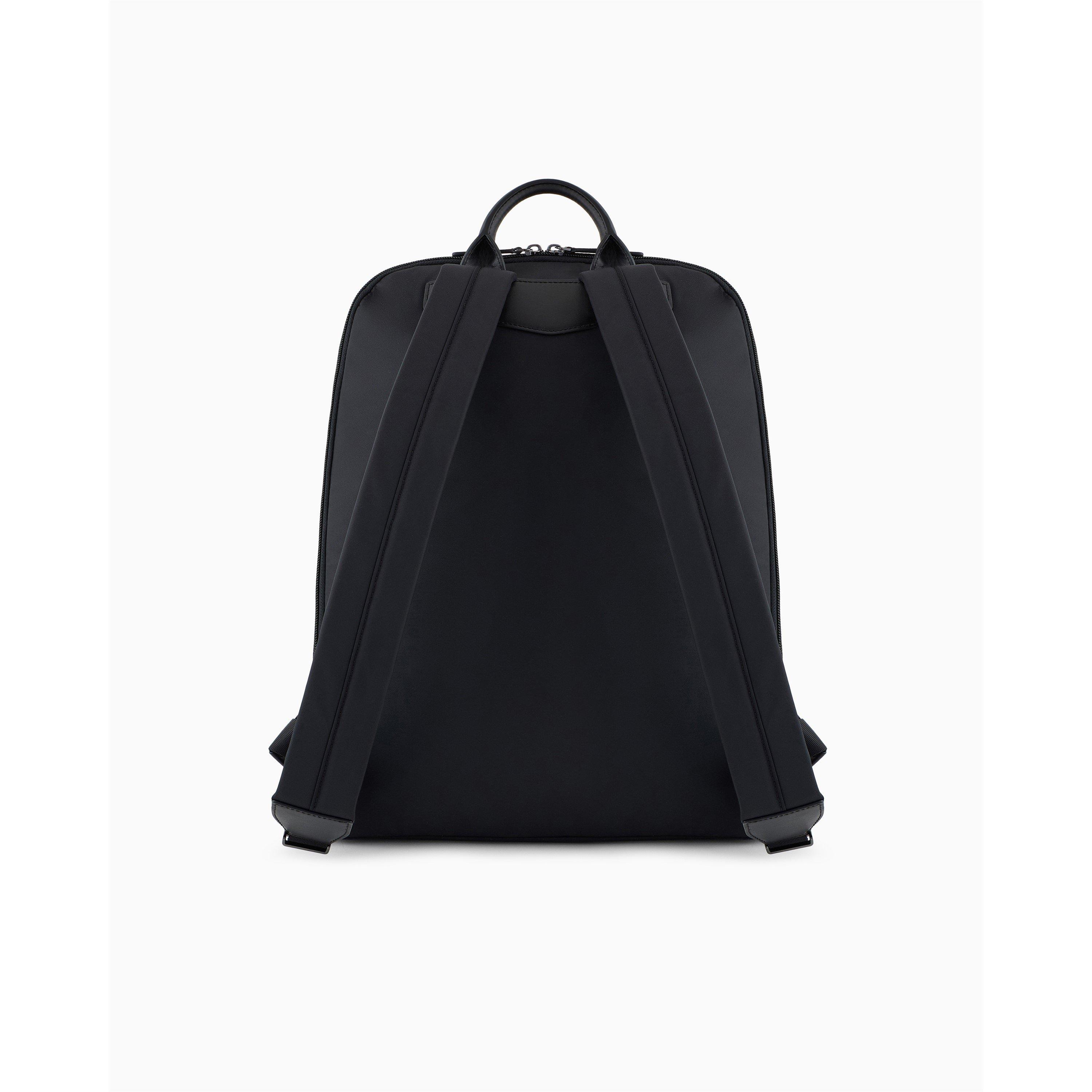 Black Beauty - Emporio Armani - Men's Recycled Nylon Backpack - 4