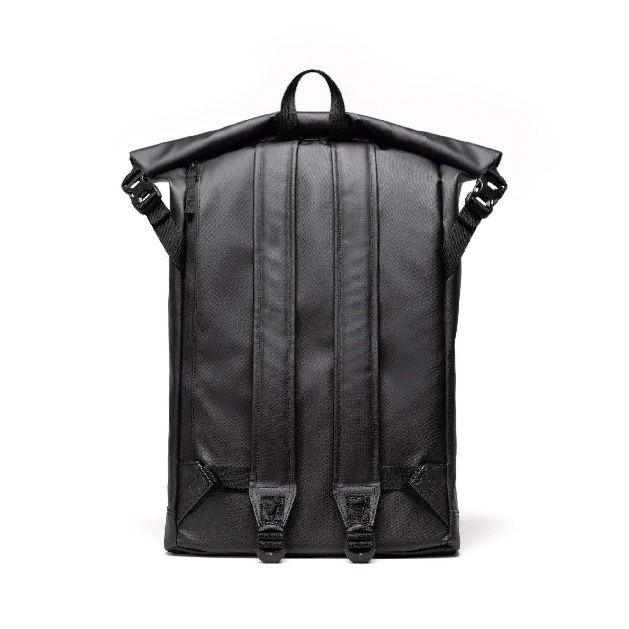 Black - Herschel Supply Co - Weather Resistant Roll Top Backpack - 26L - 4