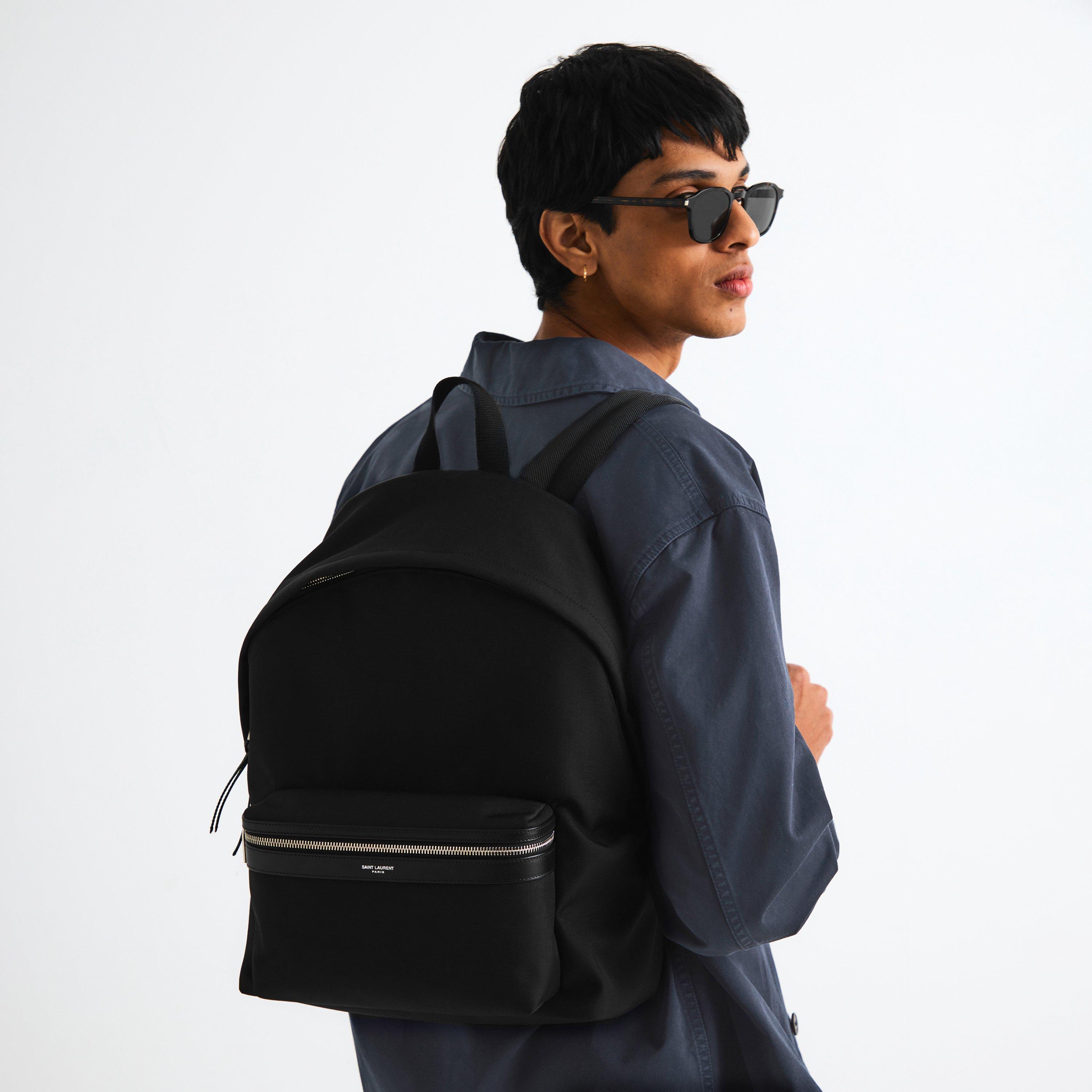 Black - Saint Laurent - Men's Backpack - 3