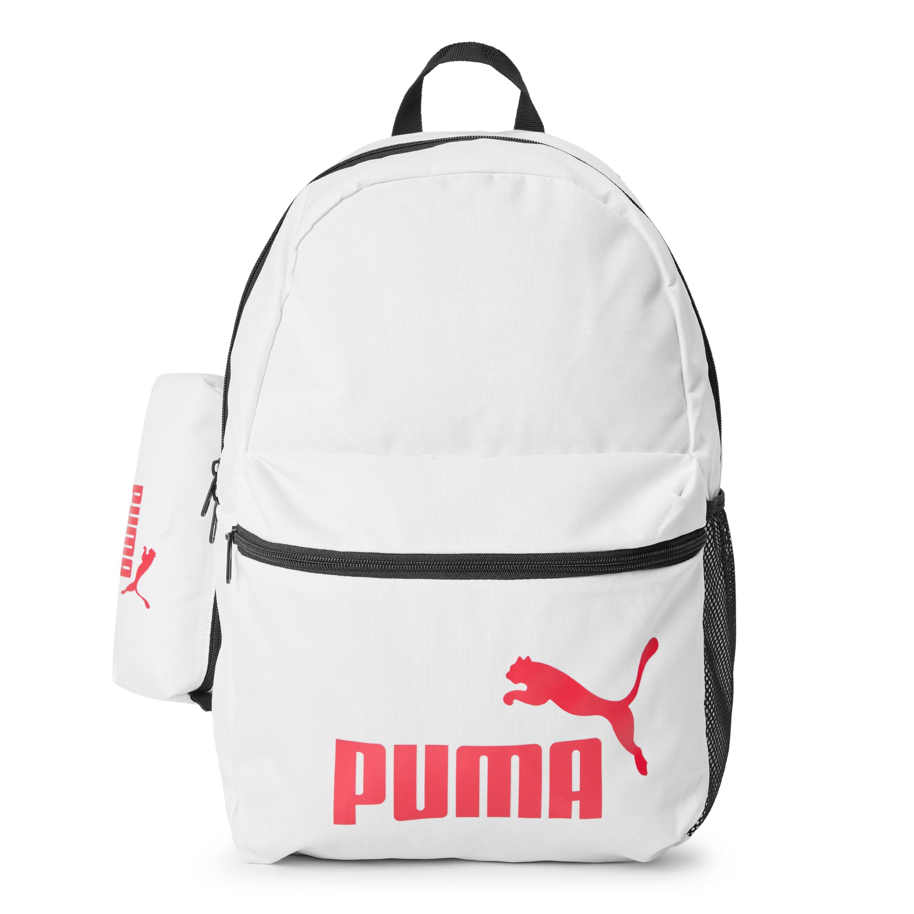 Wit/Rood - Puma - Phase Backpack Set - 1