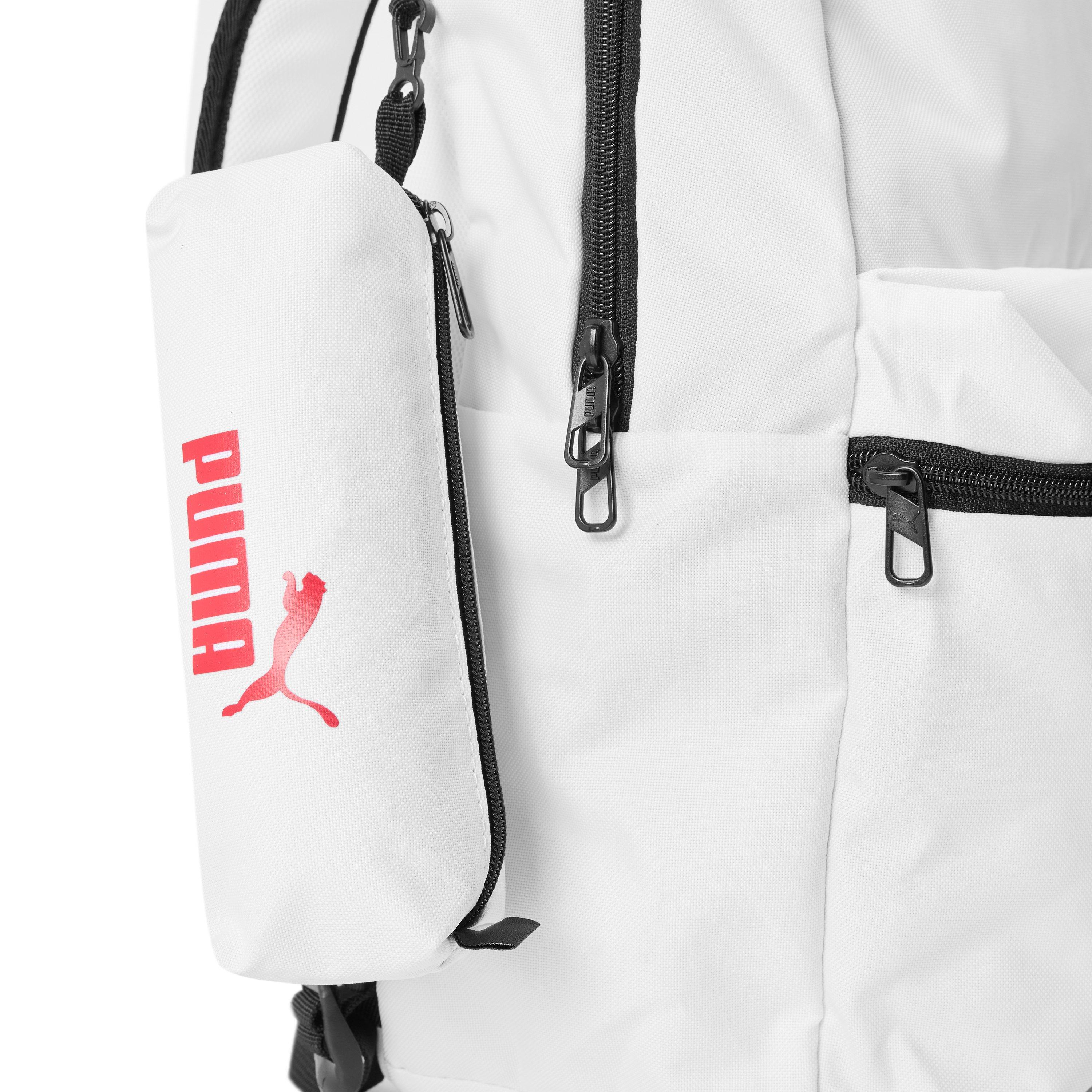 Wit/Rood - Puma - Phase Backpack Set - 3