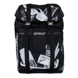 Off White Men's  Stylish Design Backpack