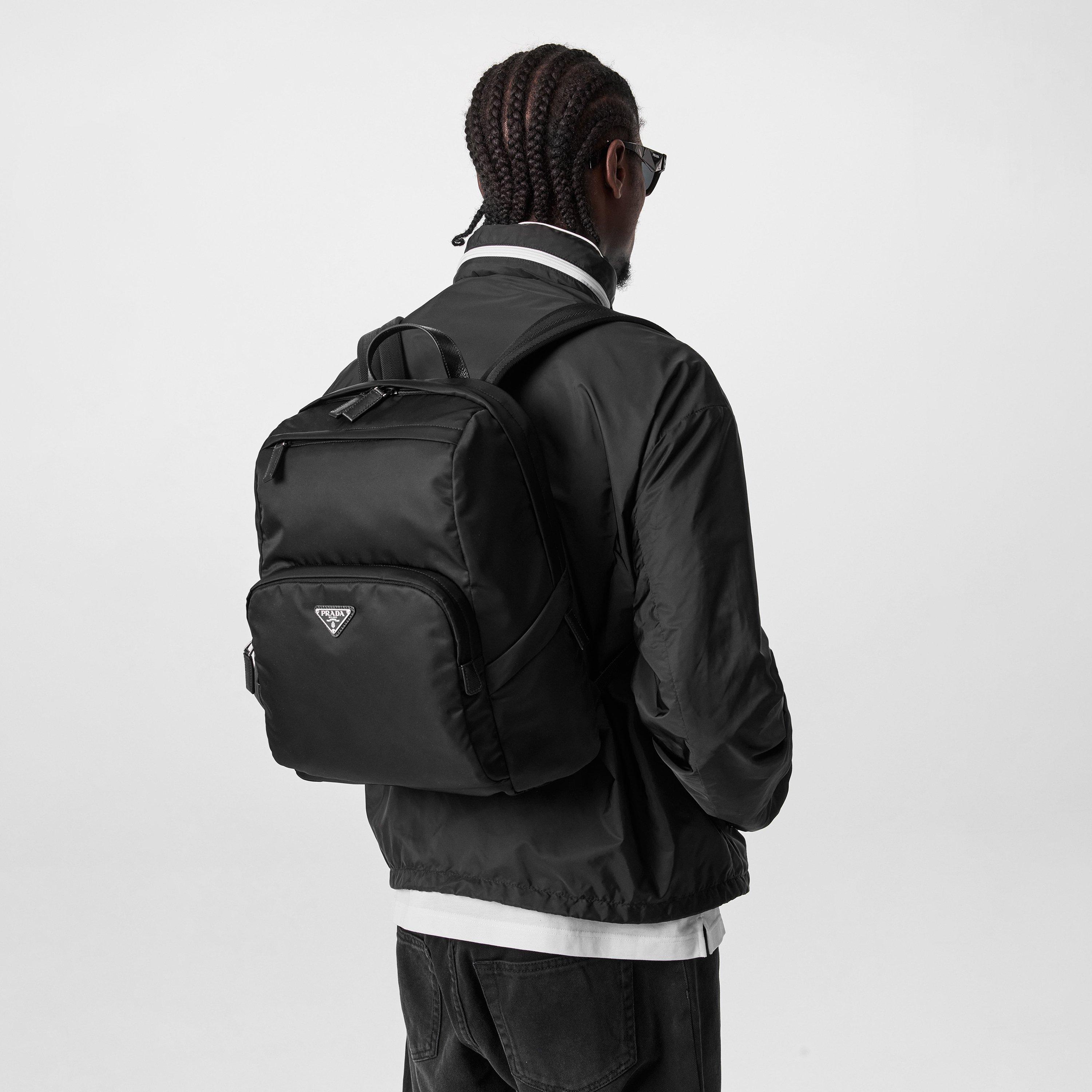 Black - Prada - Saffiano Leather Backpack - 3