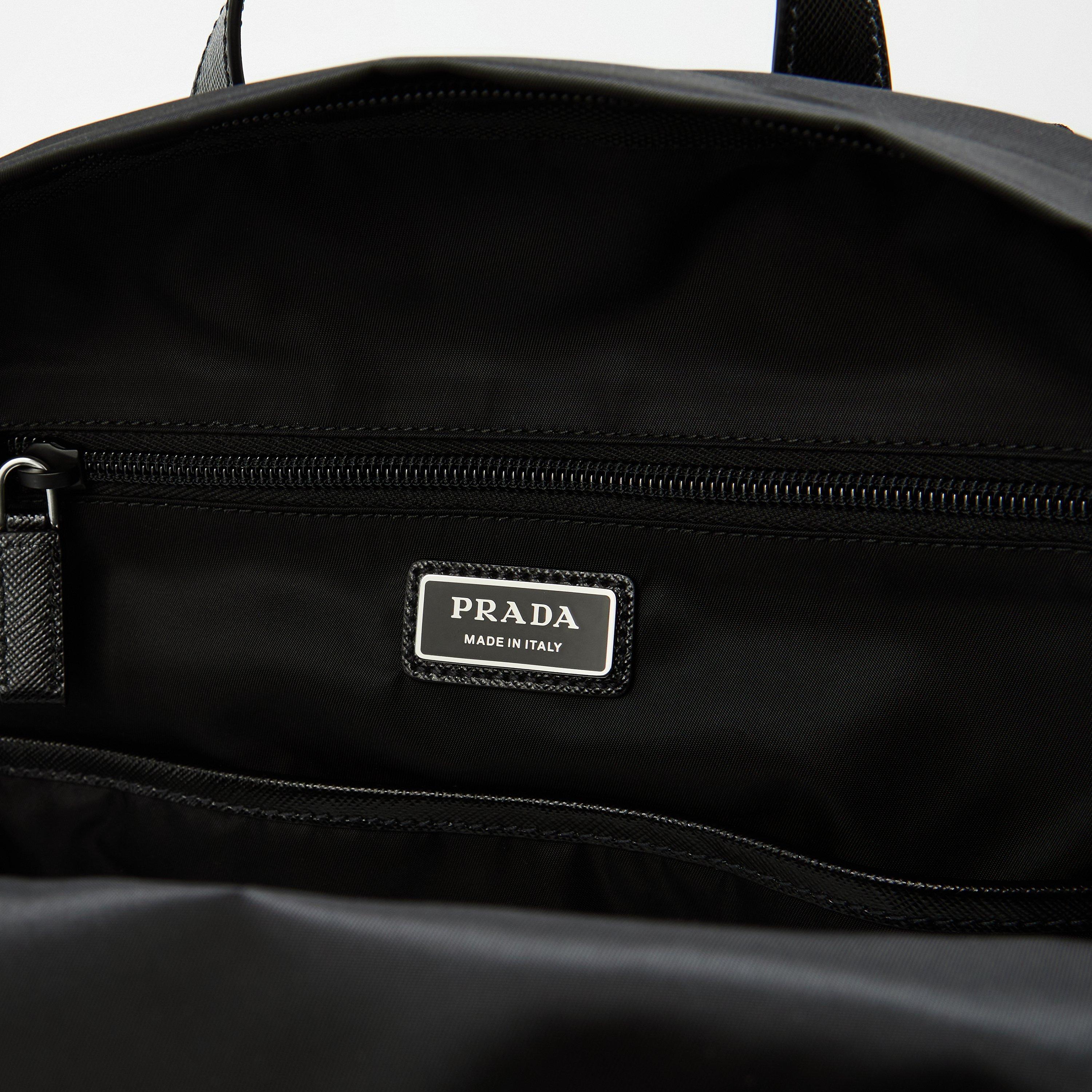 Black - Prada - Saffiano Leather Backpack - 5