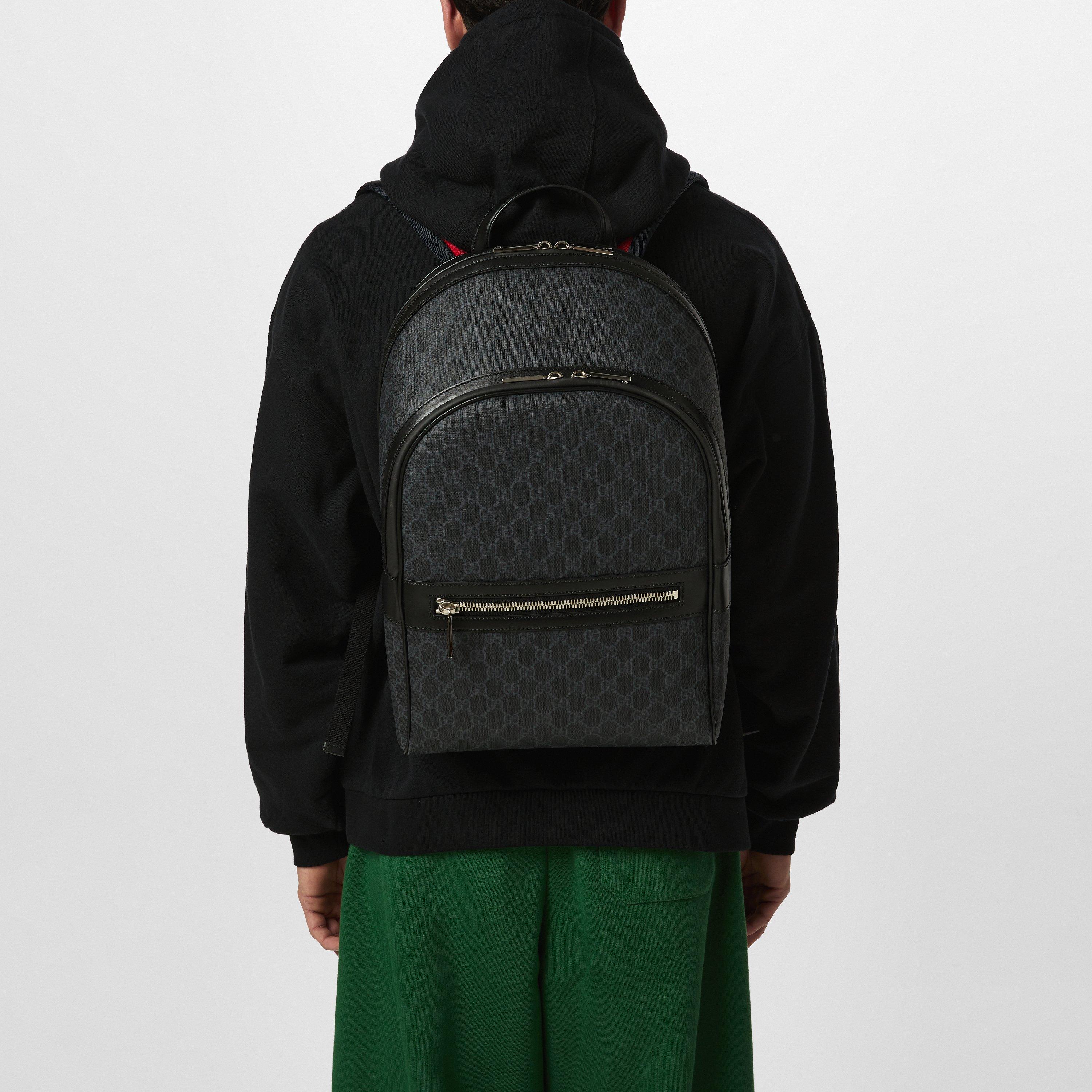Brand New Supreme Canvas Backpack Black White Logo Fall
