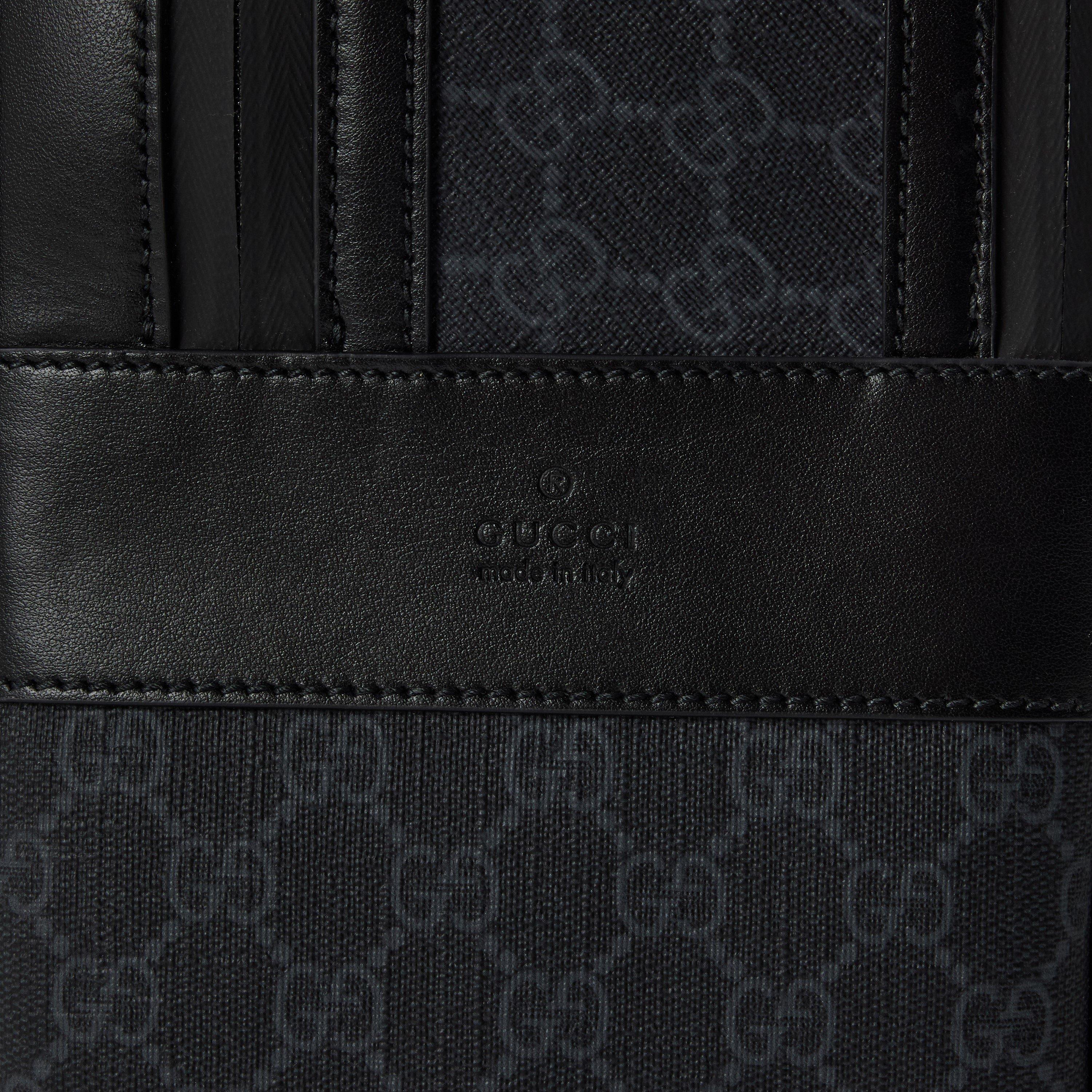 GG Black - Gucci - Men's GG Supreme Canvas Backpack - 5