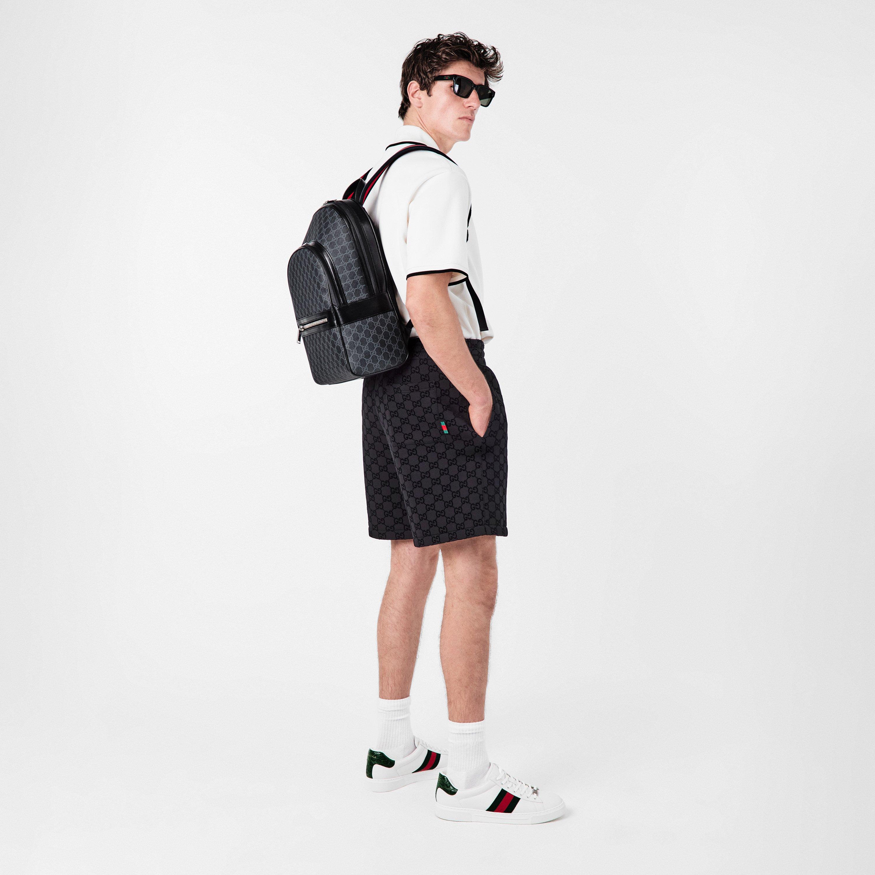 GG Black - Gucci - Men's GG Supreme Canvas Backpack - 7