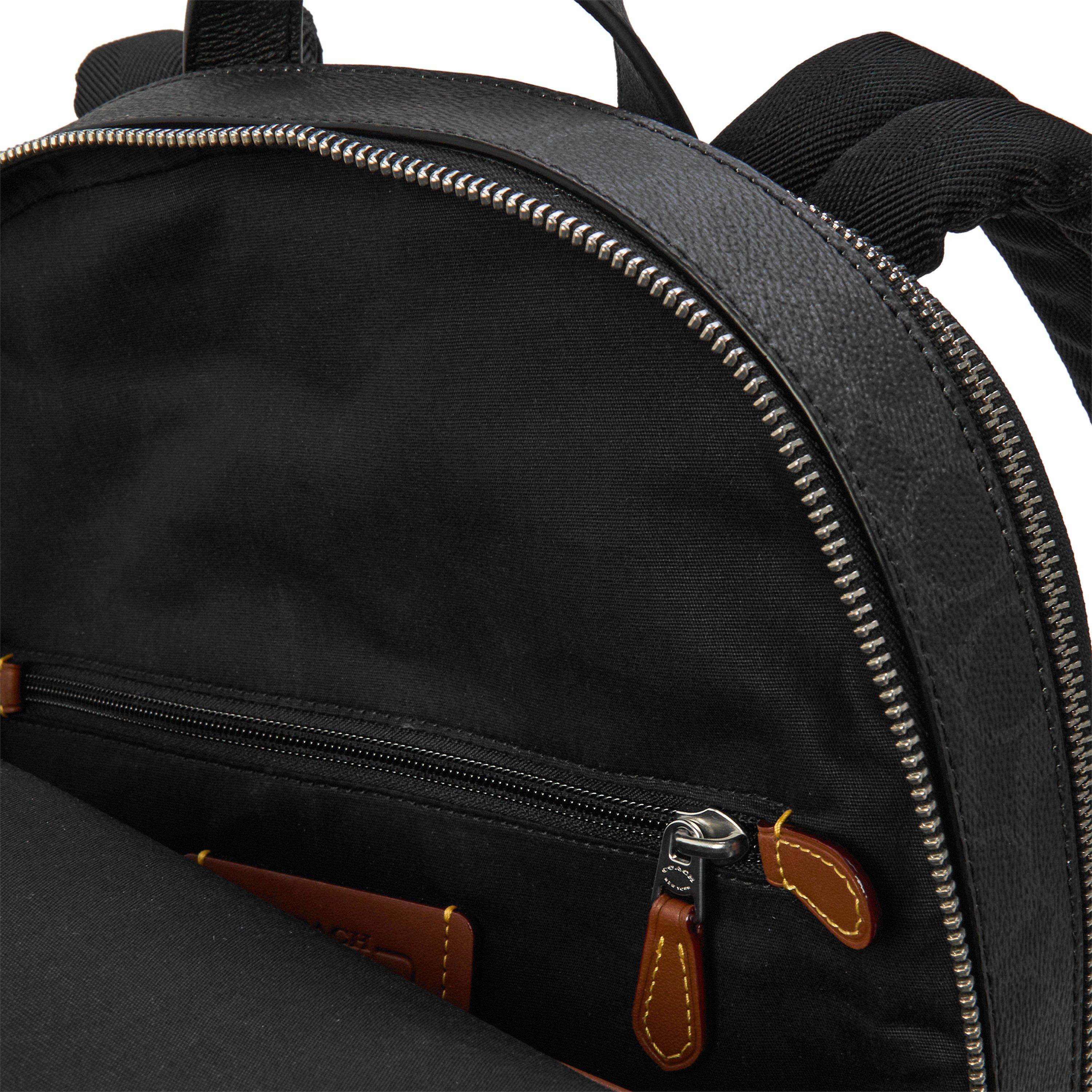 Black Signature - Coach - Wade Leather Backpack - 4
