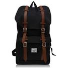 Noir/Marron - thoughincluding grouping bags from the same brand - thoughincluding grouping bags from the same brand Little America Convertible Backpack Mens - 1