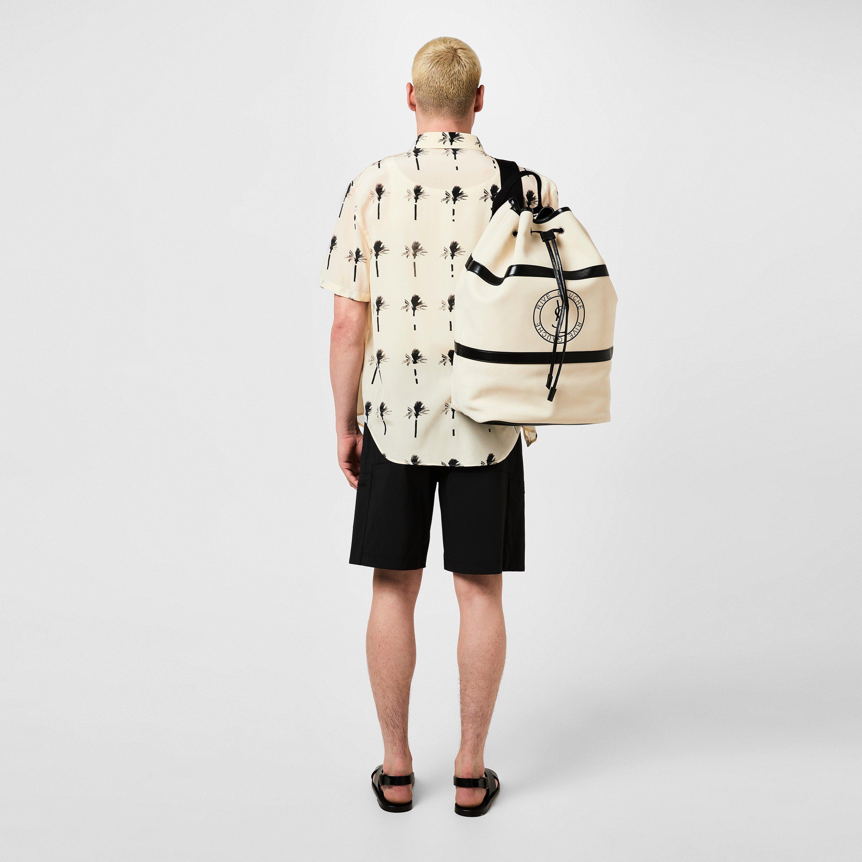 Cream/Black - Saint Laurent - Rive Gauche Sling Bag - 5