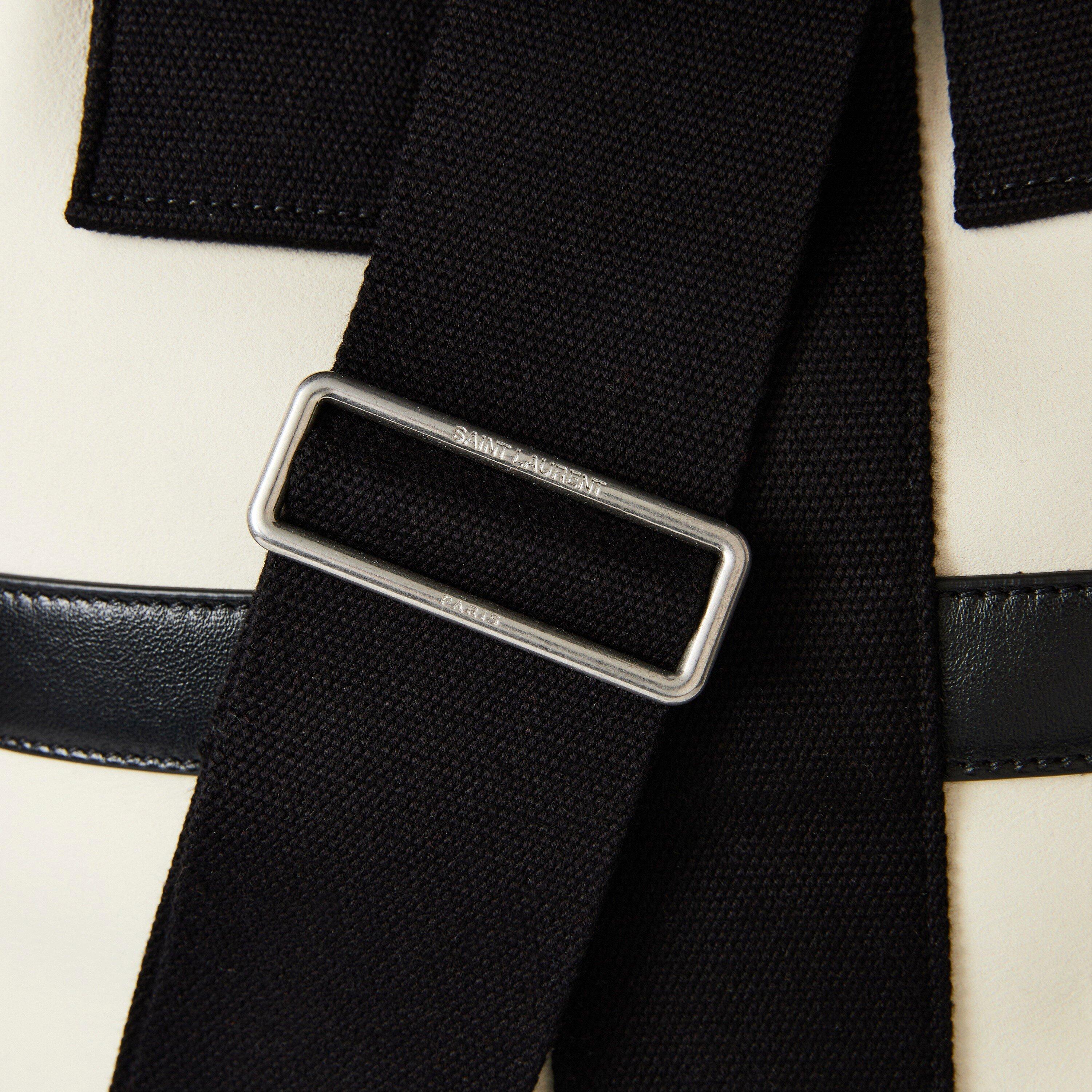 Cream/Black - Saint Laurent - Rive Gauche Sling Bag - 7