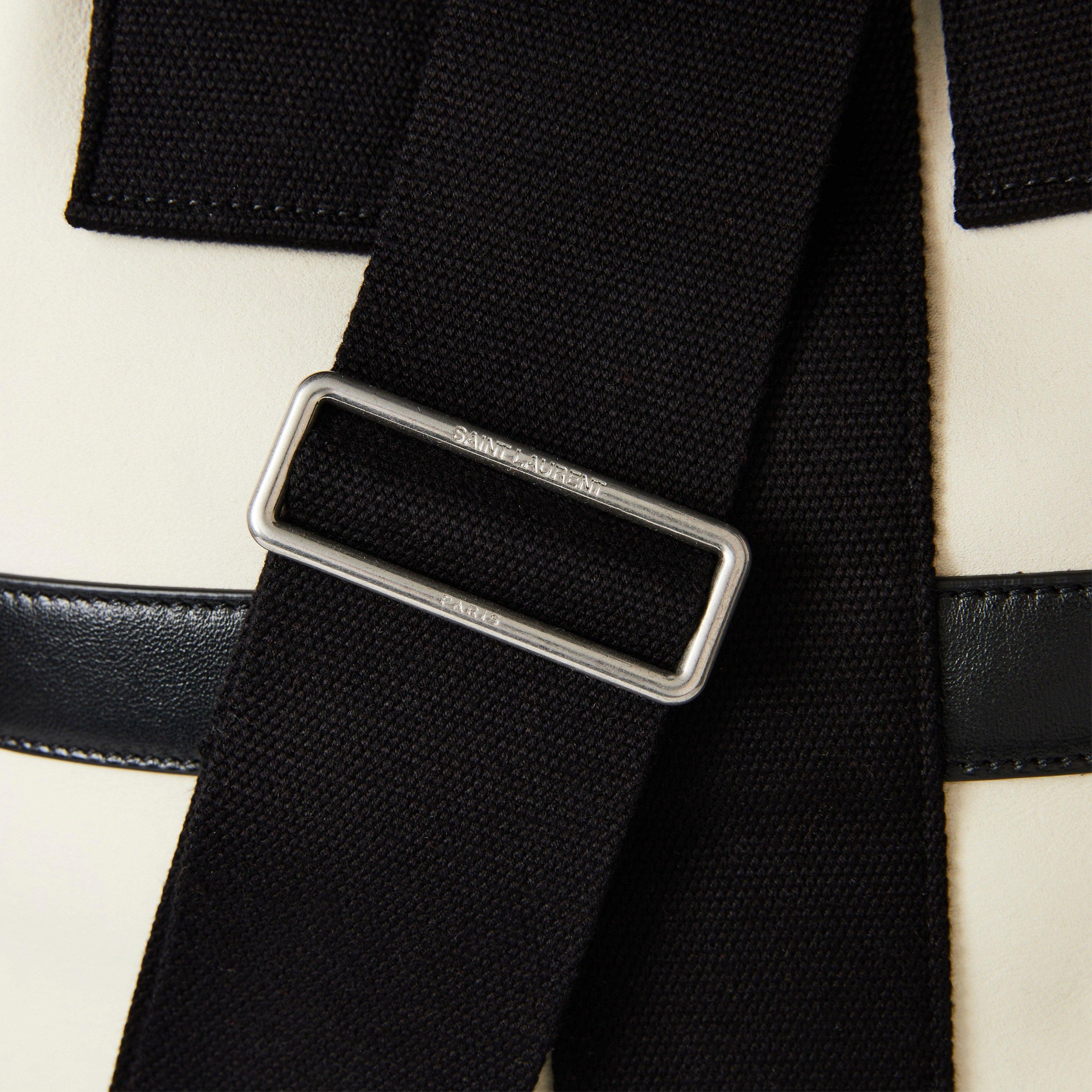 Cream/Black - Saint Laurent - Rive Gauche Sling Bag - 4