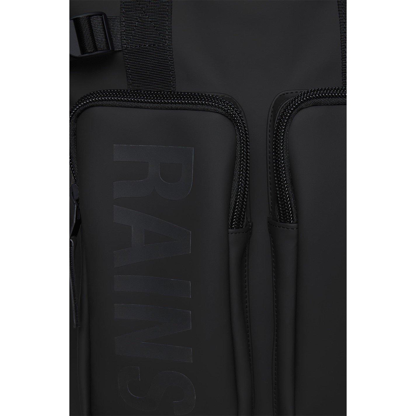 Black 01 - Rains - Rains Texel Backpack - 3