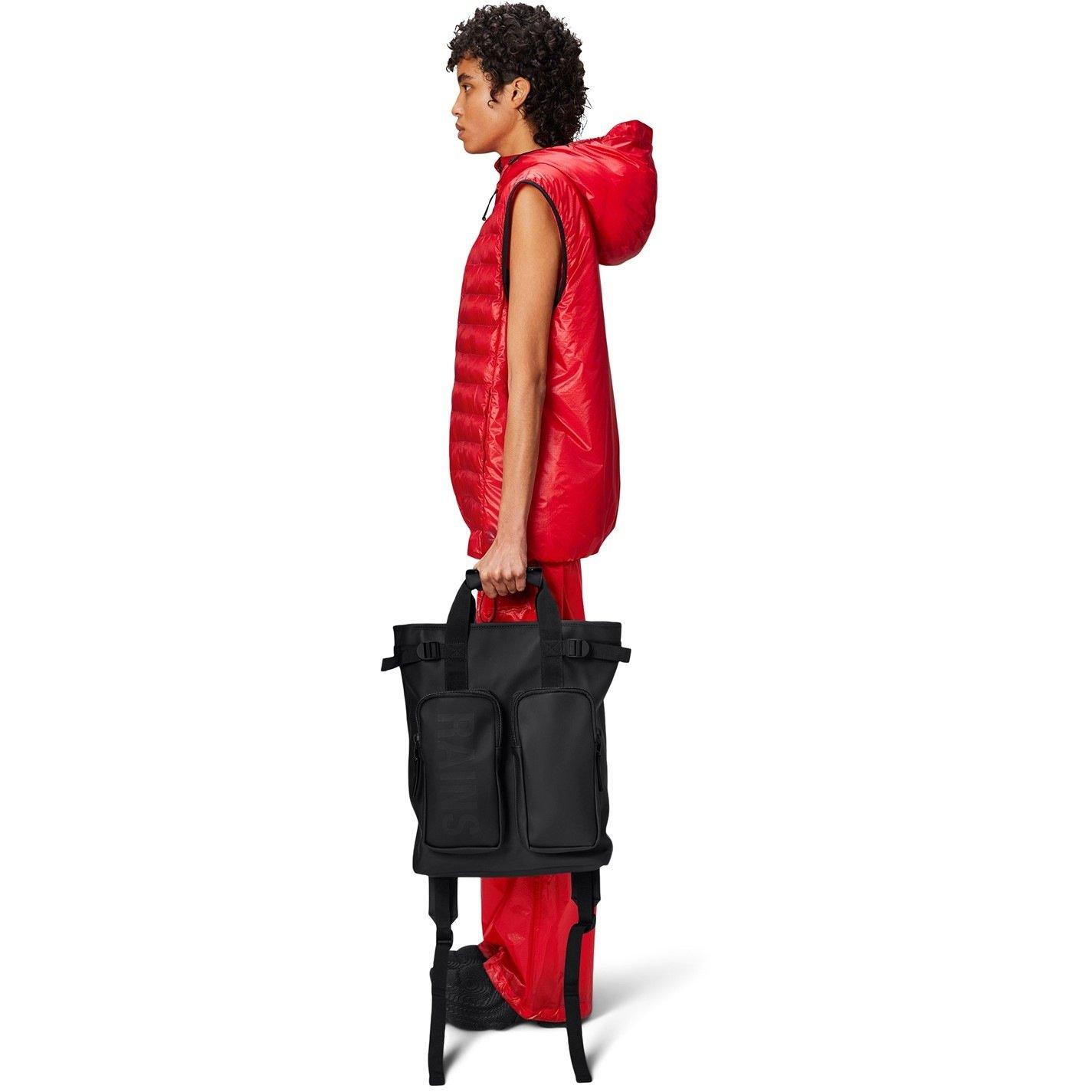 Black 01 - Rains - Rains Texel Backpack - 7