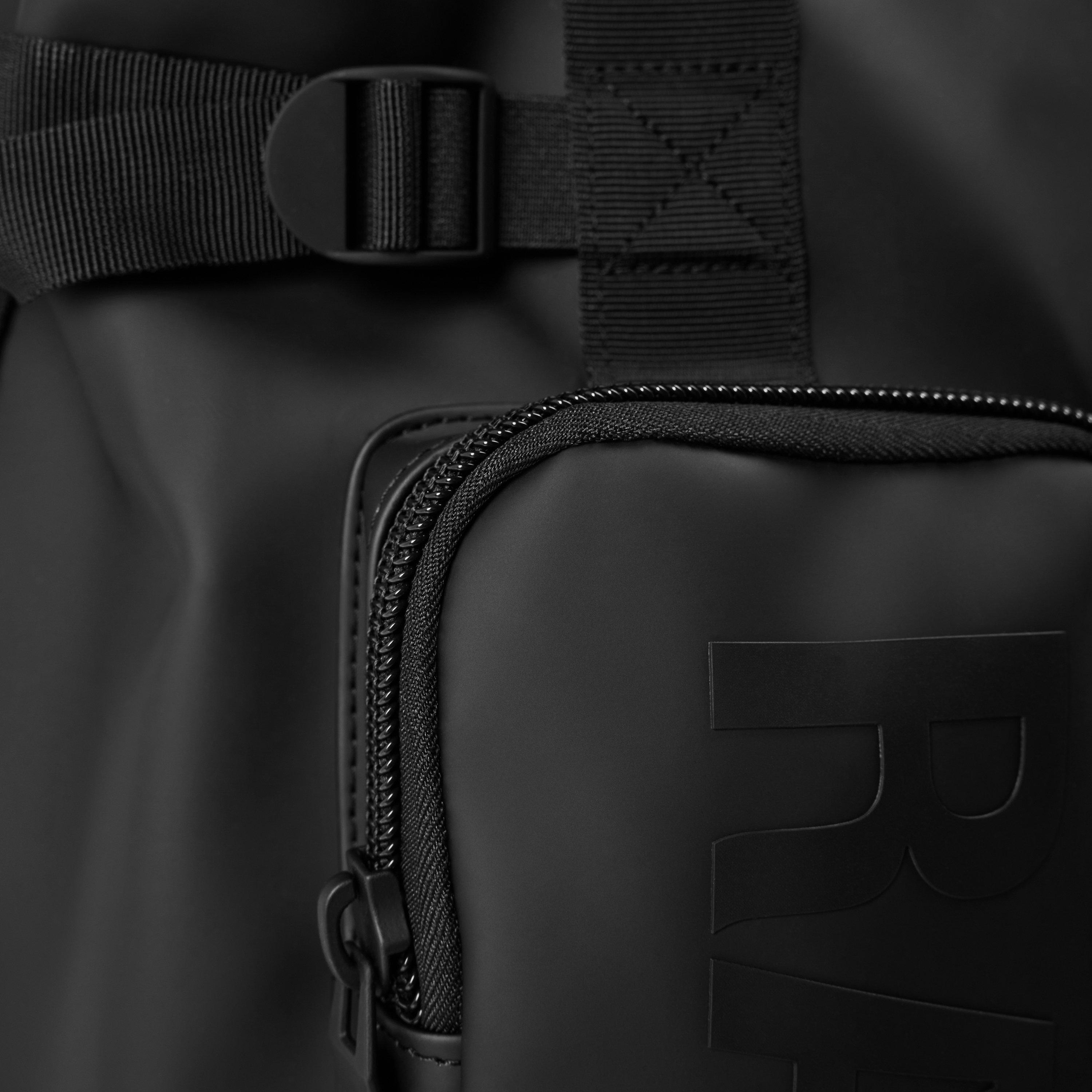 Black 01 - Rains - Texel Tote Backpack - 3