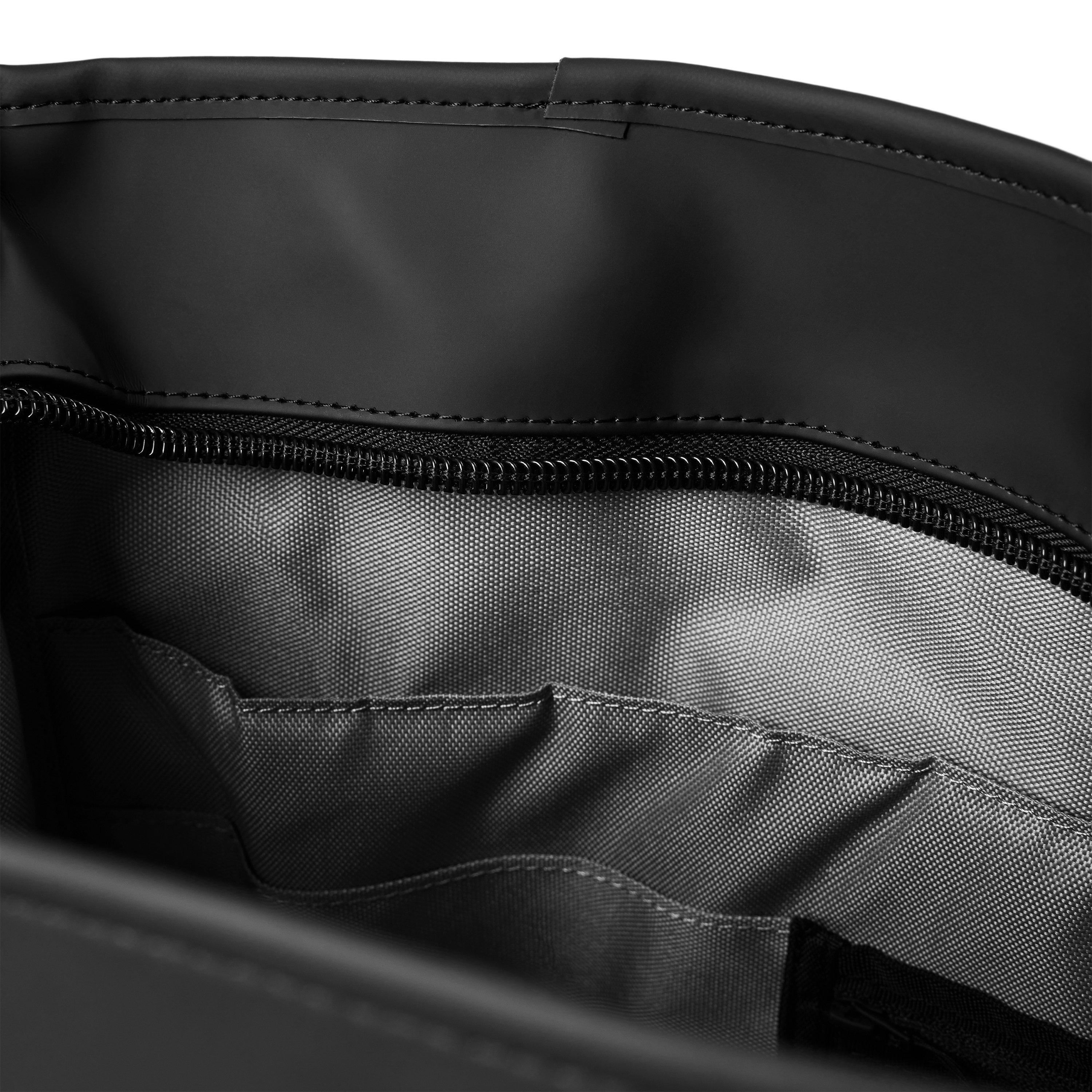 Black 01 - Rains - Texel Tote Backpack - 4