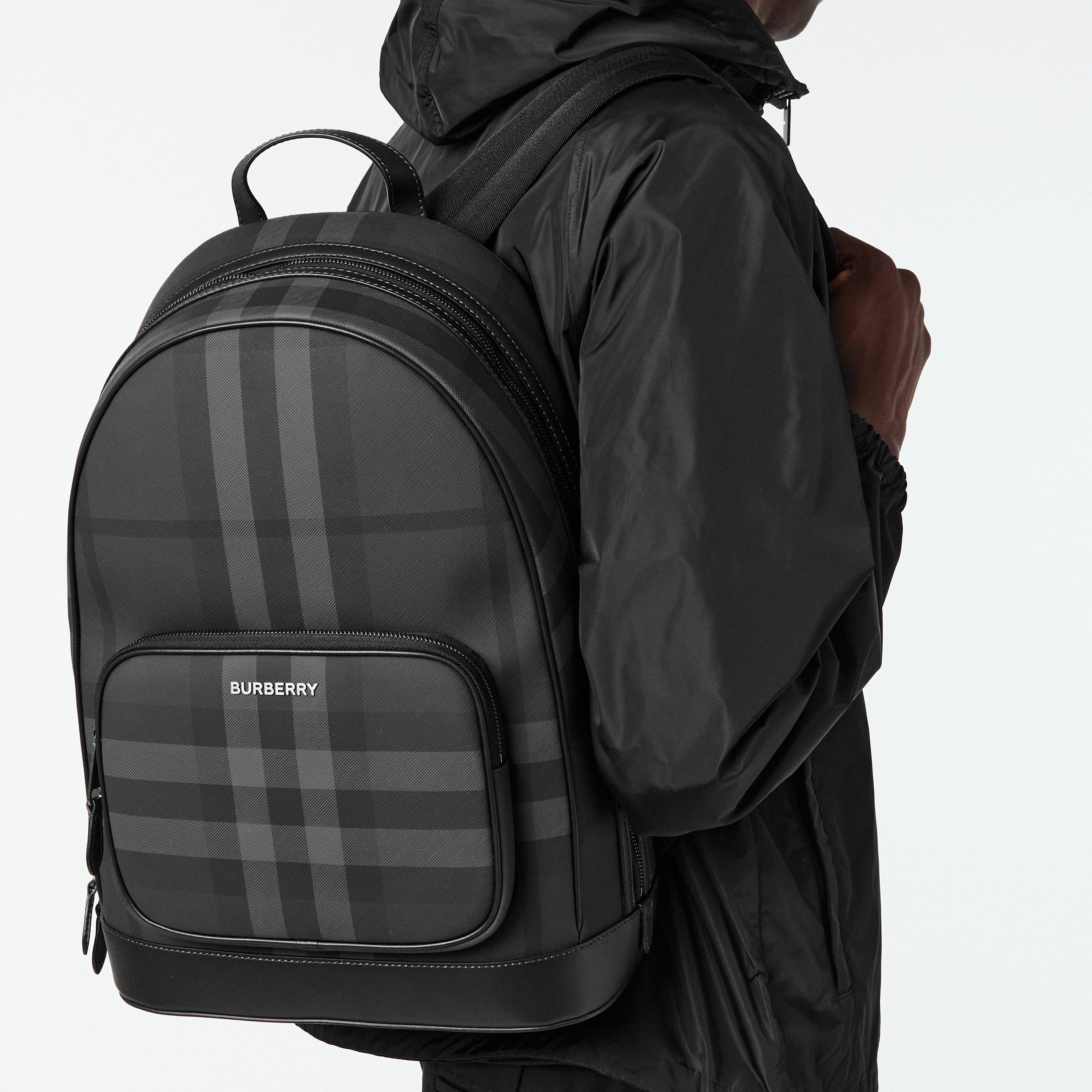 Charcoal - Burberry - Men's Burb Rocco Backpack - 3