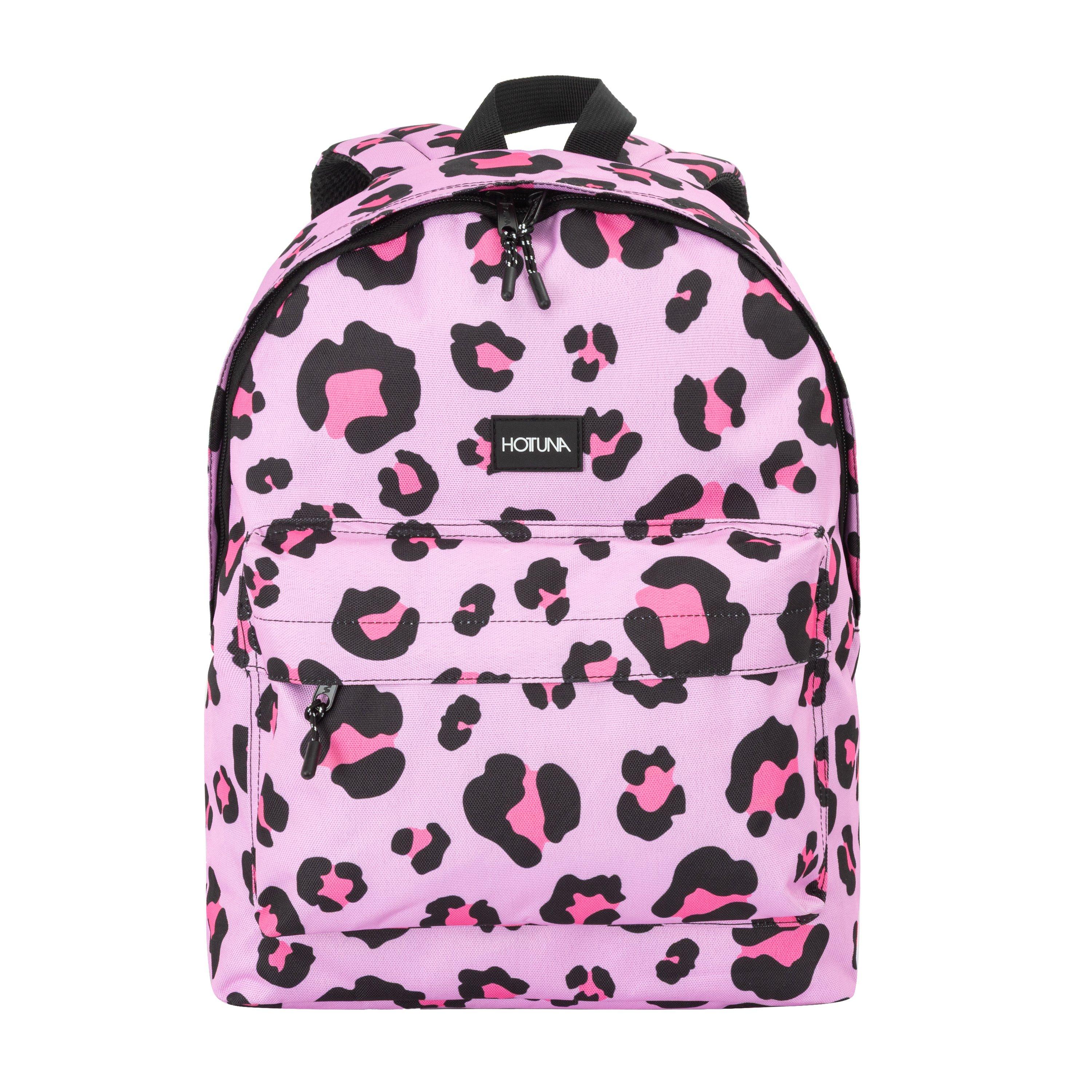 Hot Tuna  Campus Backpack - Pink Cheeta