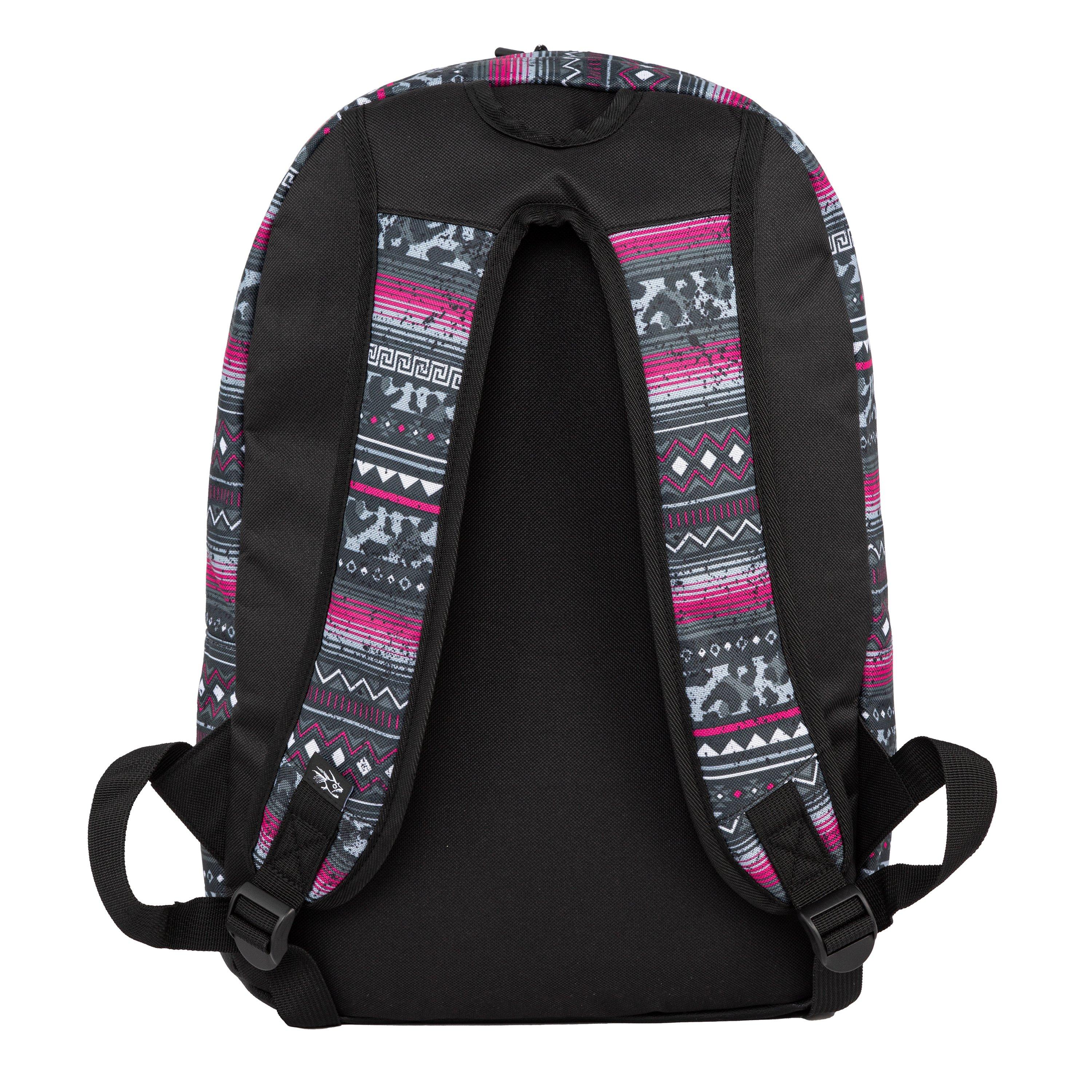 Pink Tribal - Hot Tuna - Print Backpack - 2